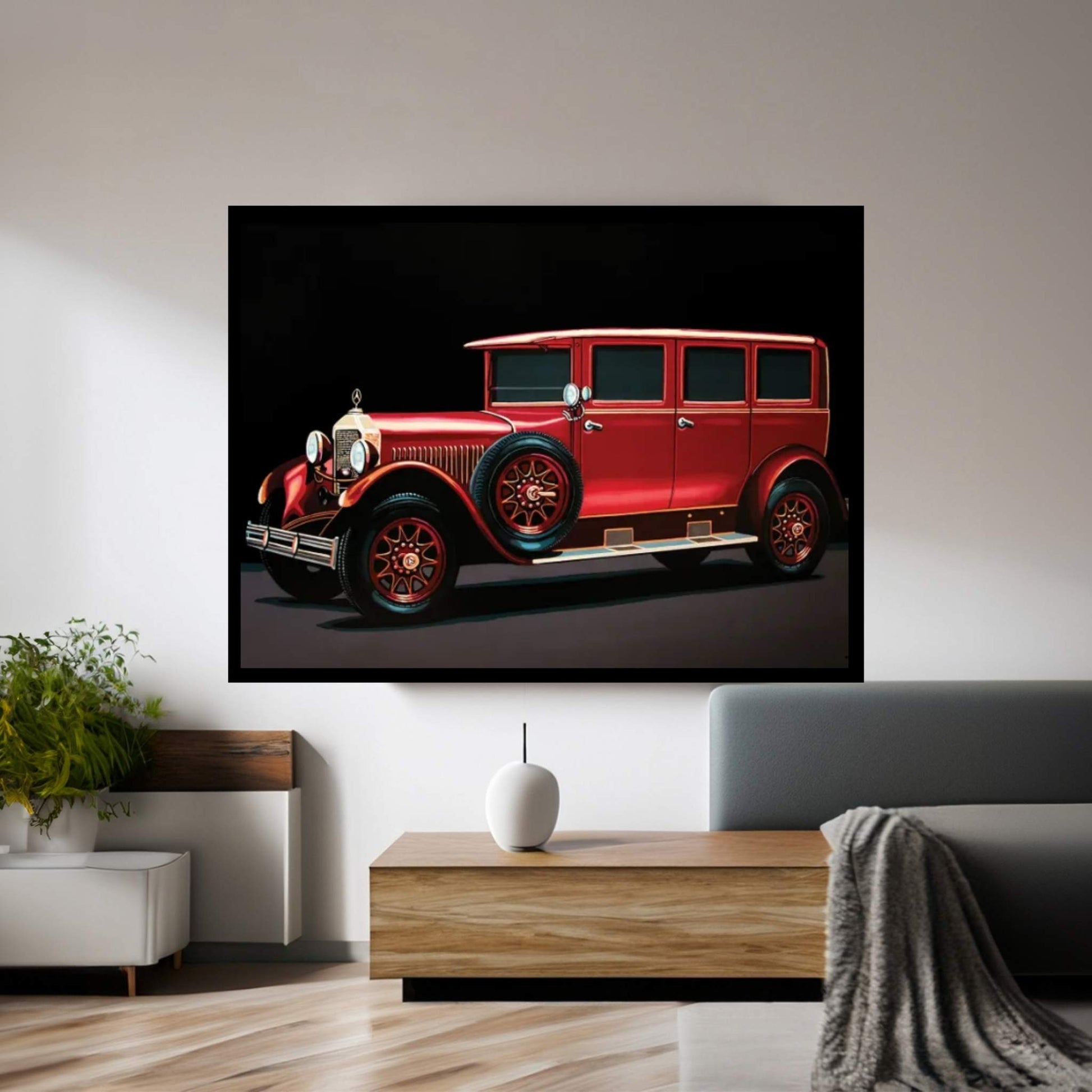 Mercedes Benz Typ 300 Pullman Limousine 1926 Canvas Wall Art - Y Canvas