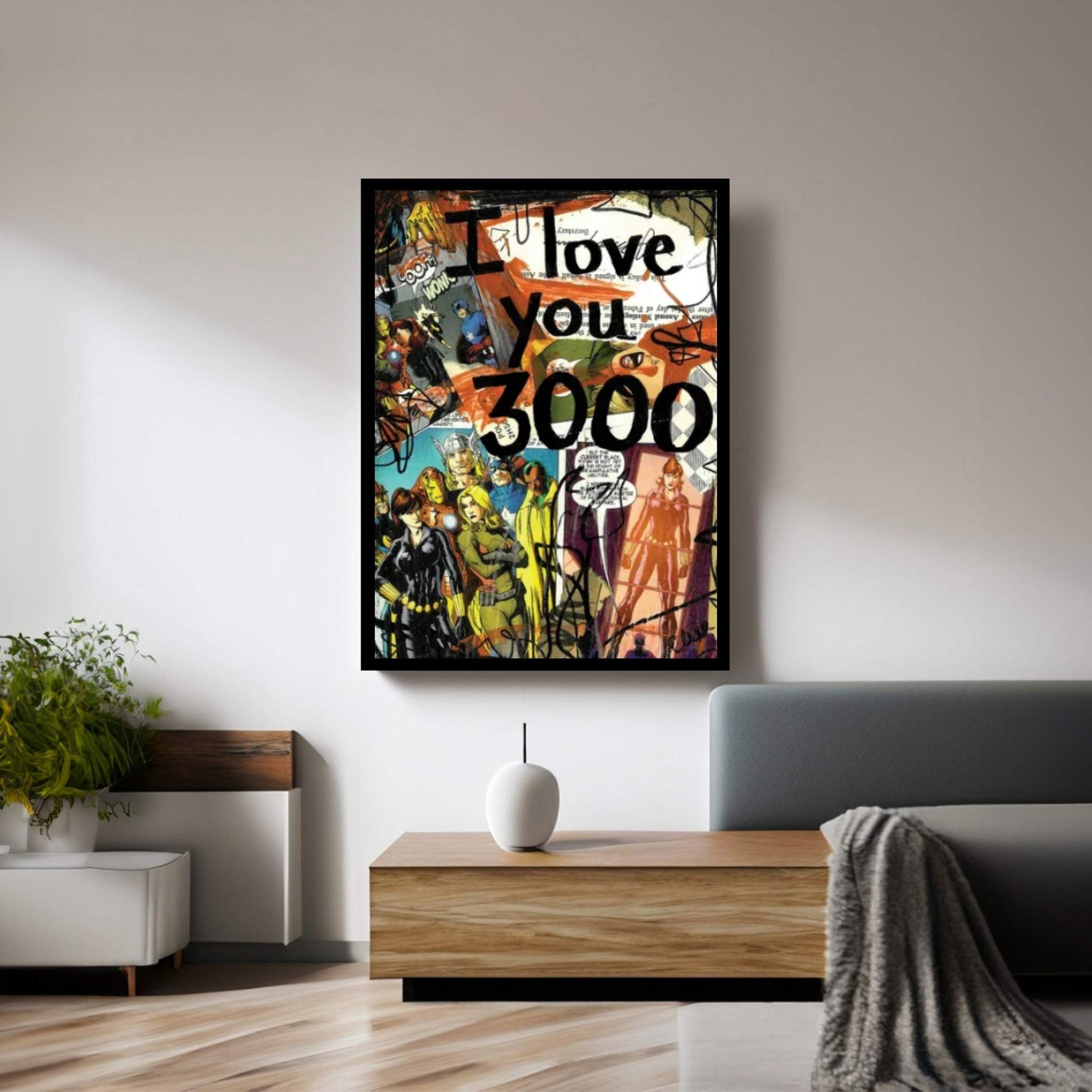 3000 Avengers Iron Man Canvas Wall Art - Y Canvas