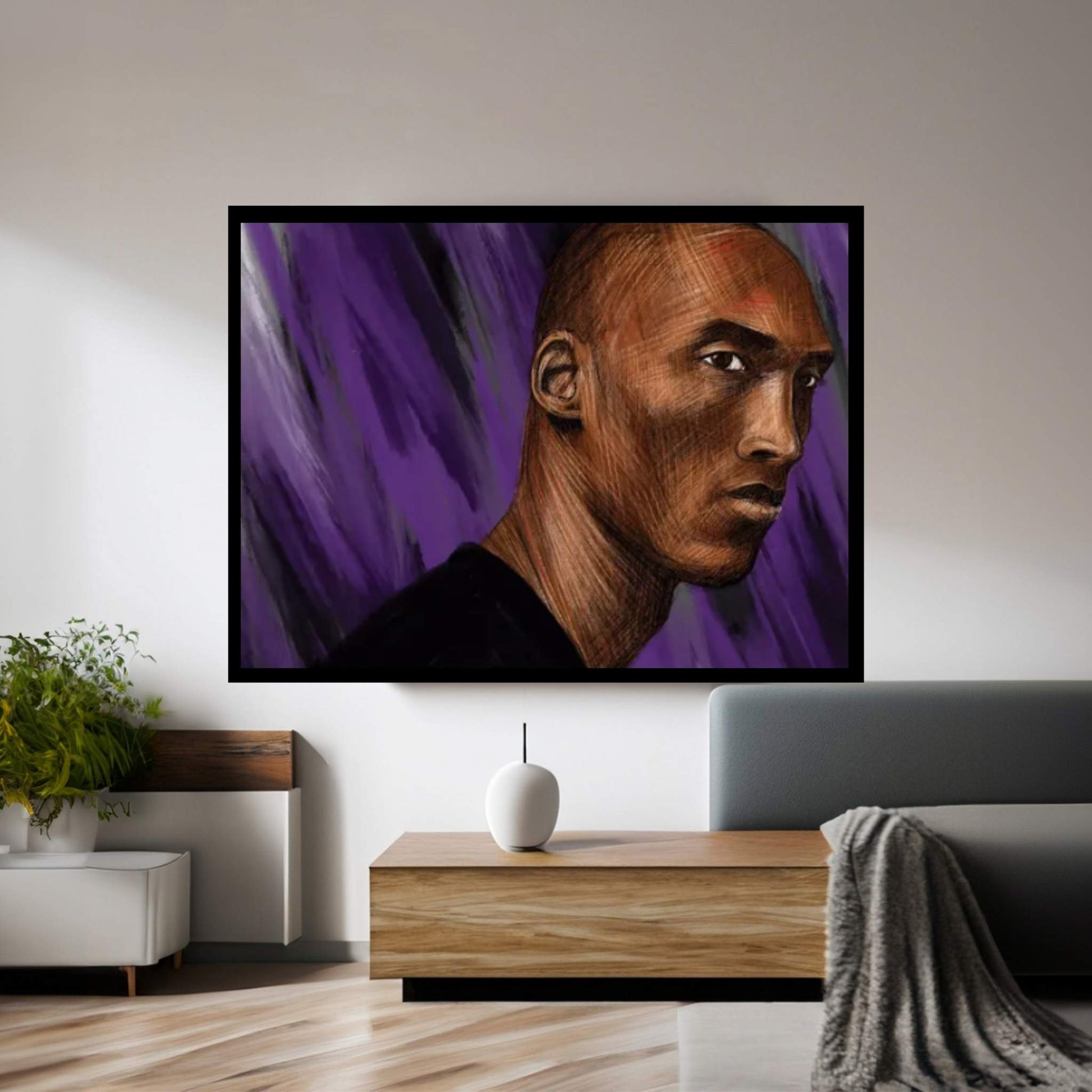 Kobe Bryant Canvas Wall Art - Y Canvas