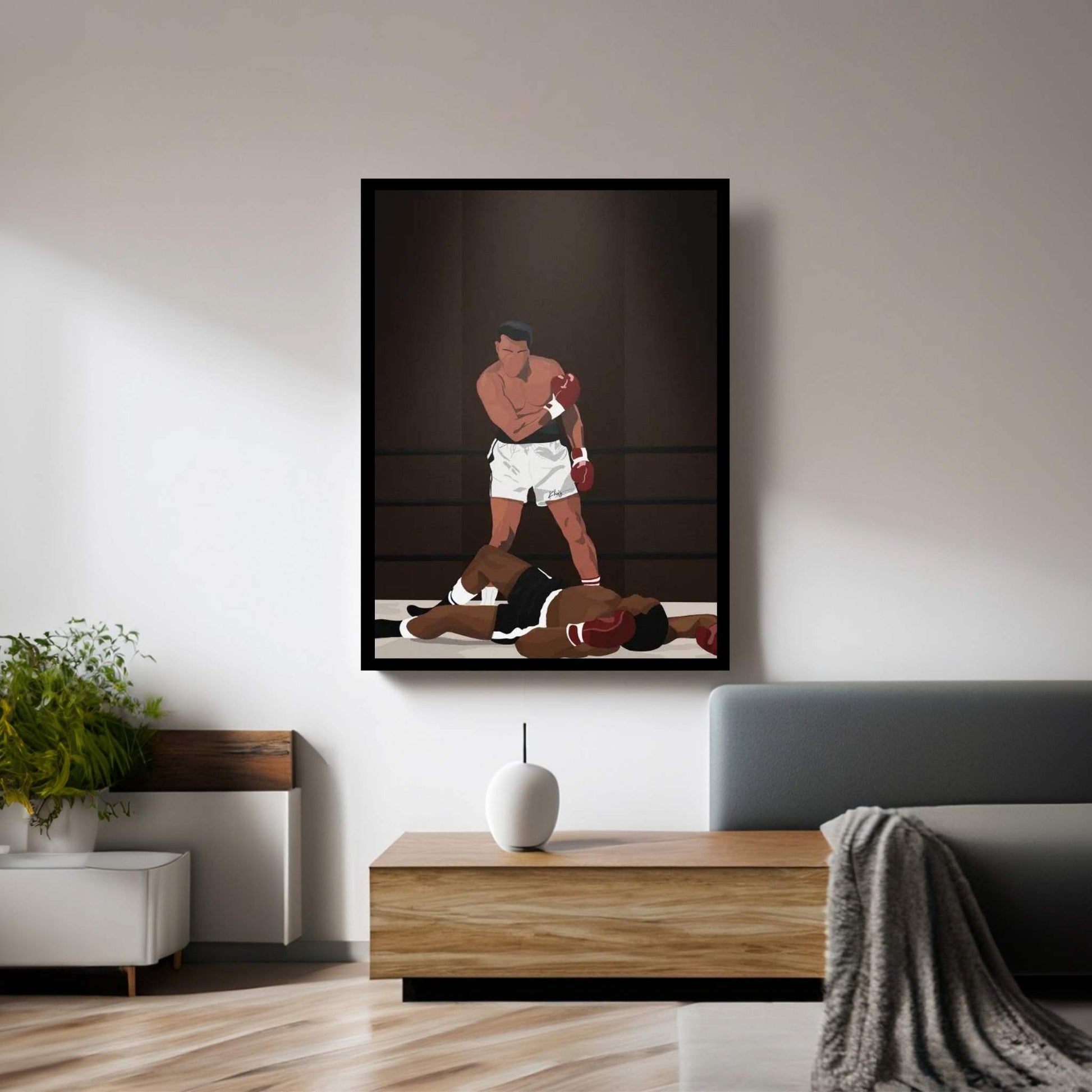 Ali Canvas Wall Art - Y Canvas
