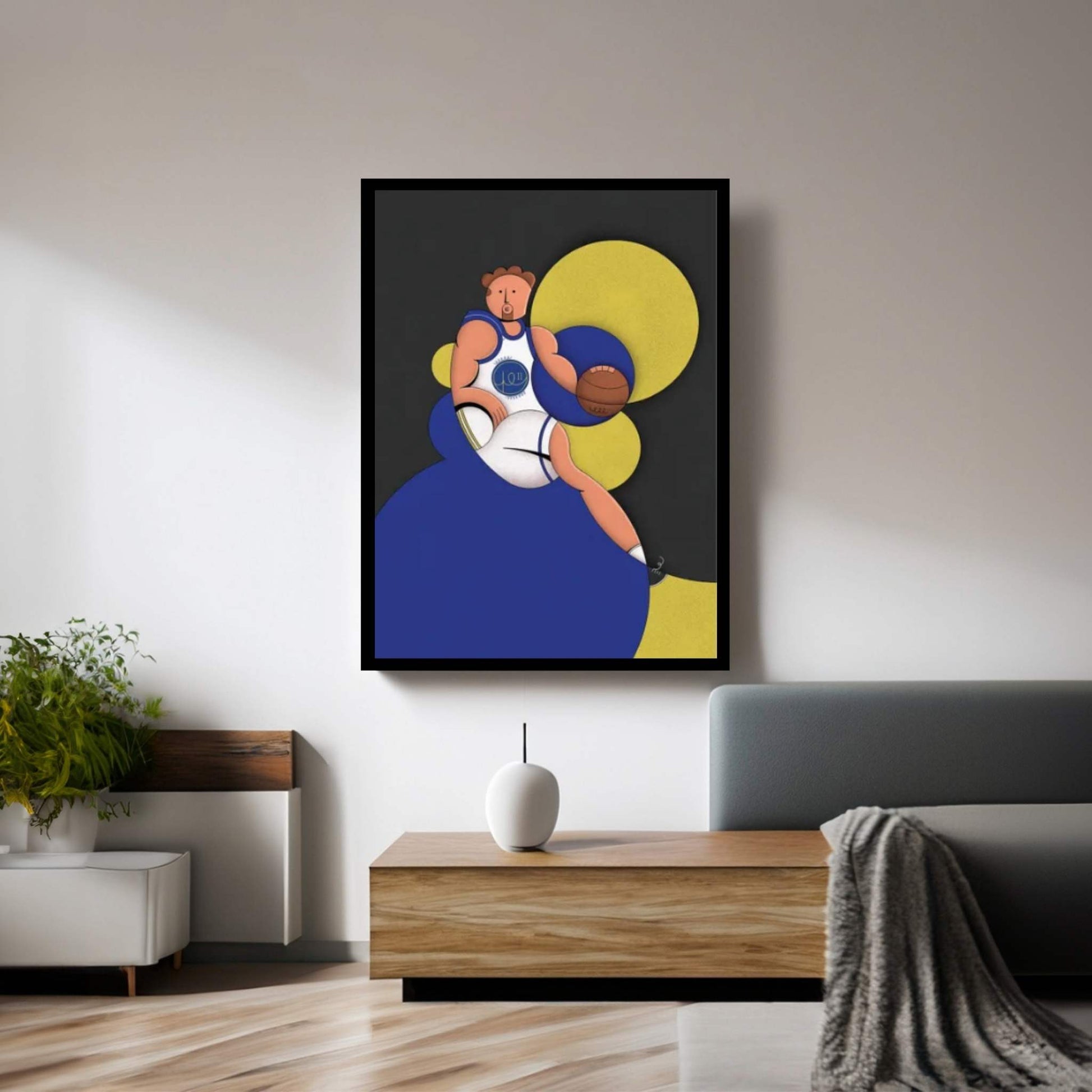 Klay Canvas Wall Art - Y Canvas