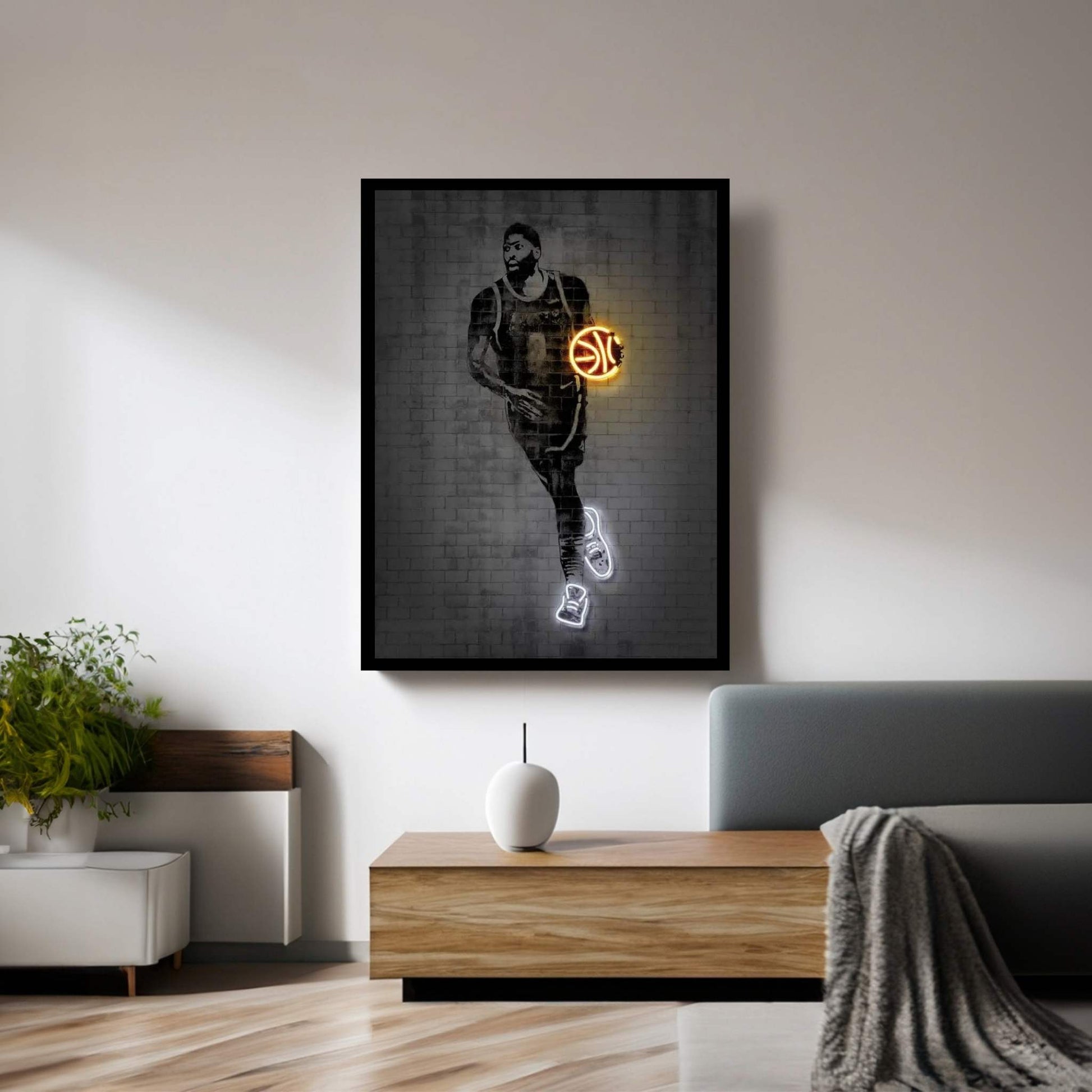 Anthony Davis Canvas Wall Art - Y Canvas