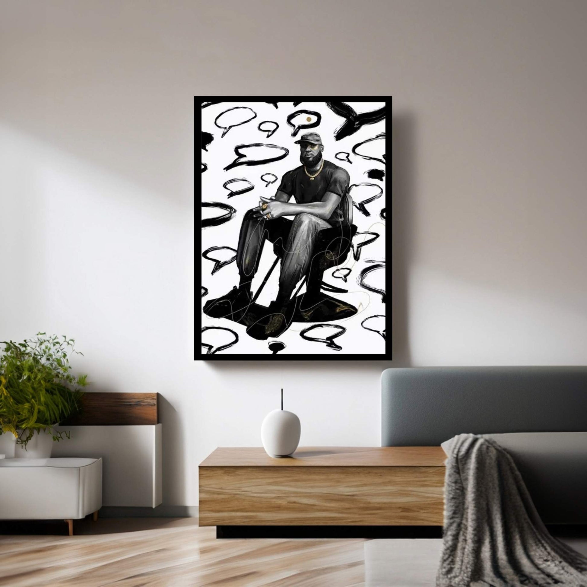 Shop Talk Canvas Wall Art - Y Canvas