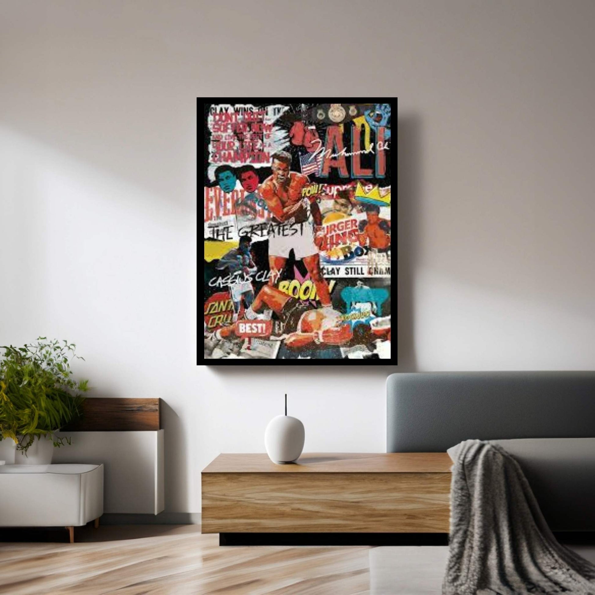 Ali - The Greatest Canvas Wall Art - Y Canvas