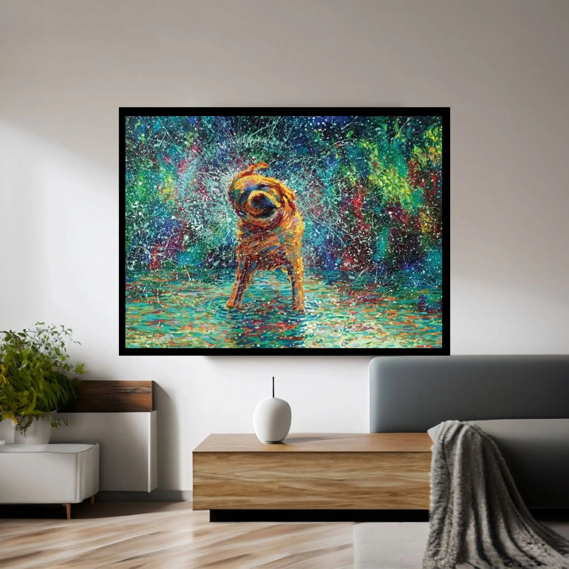 Shakin' Jake Canvas Wall Art - Y Canvas
