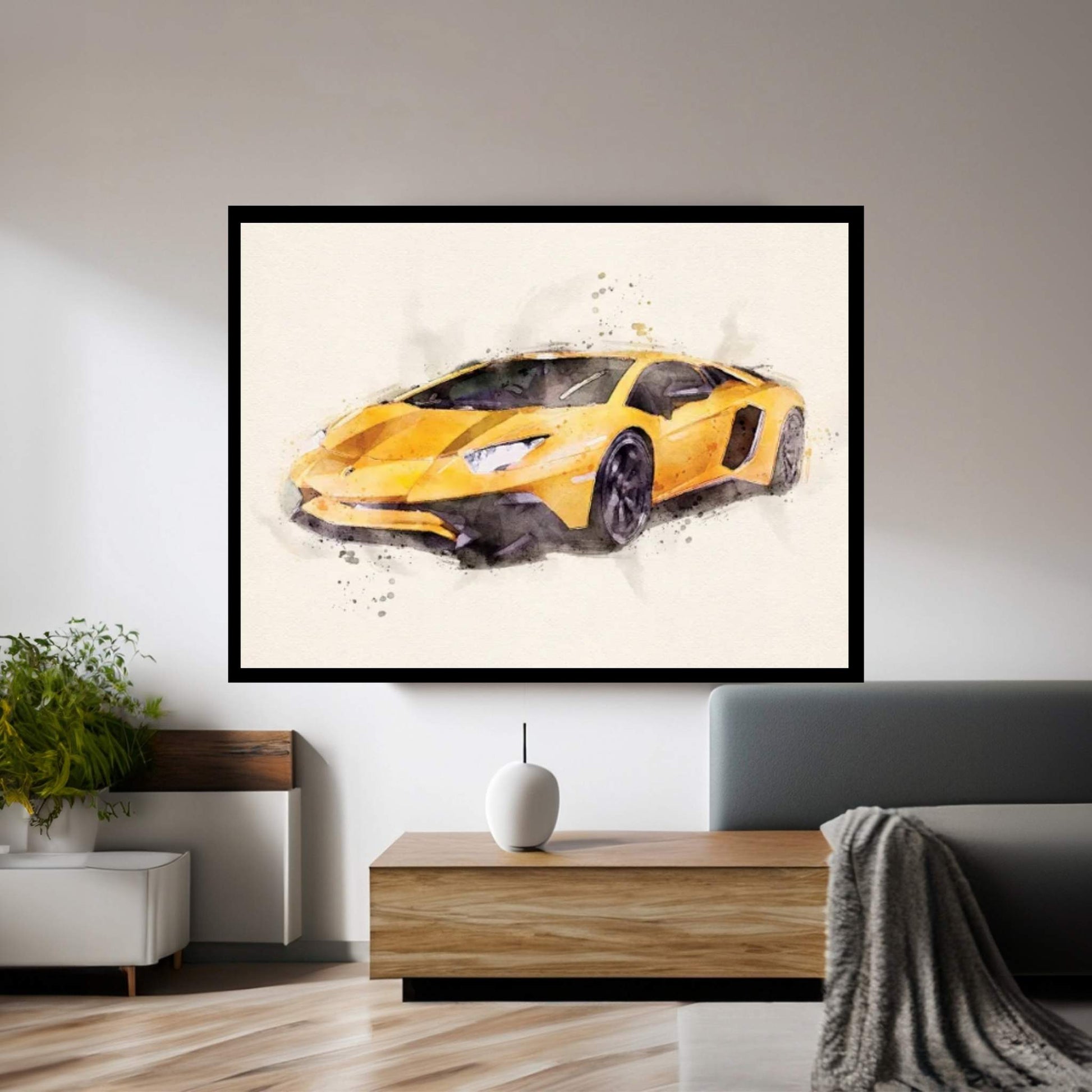 Lamborghini Aventador Torado Hp-750 Canvas Wall Art - Y Canvas
