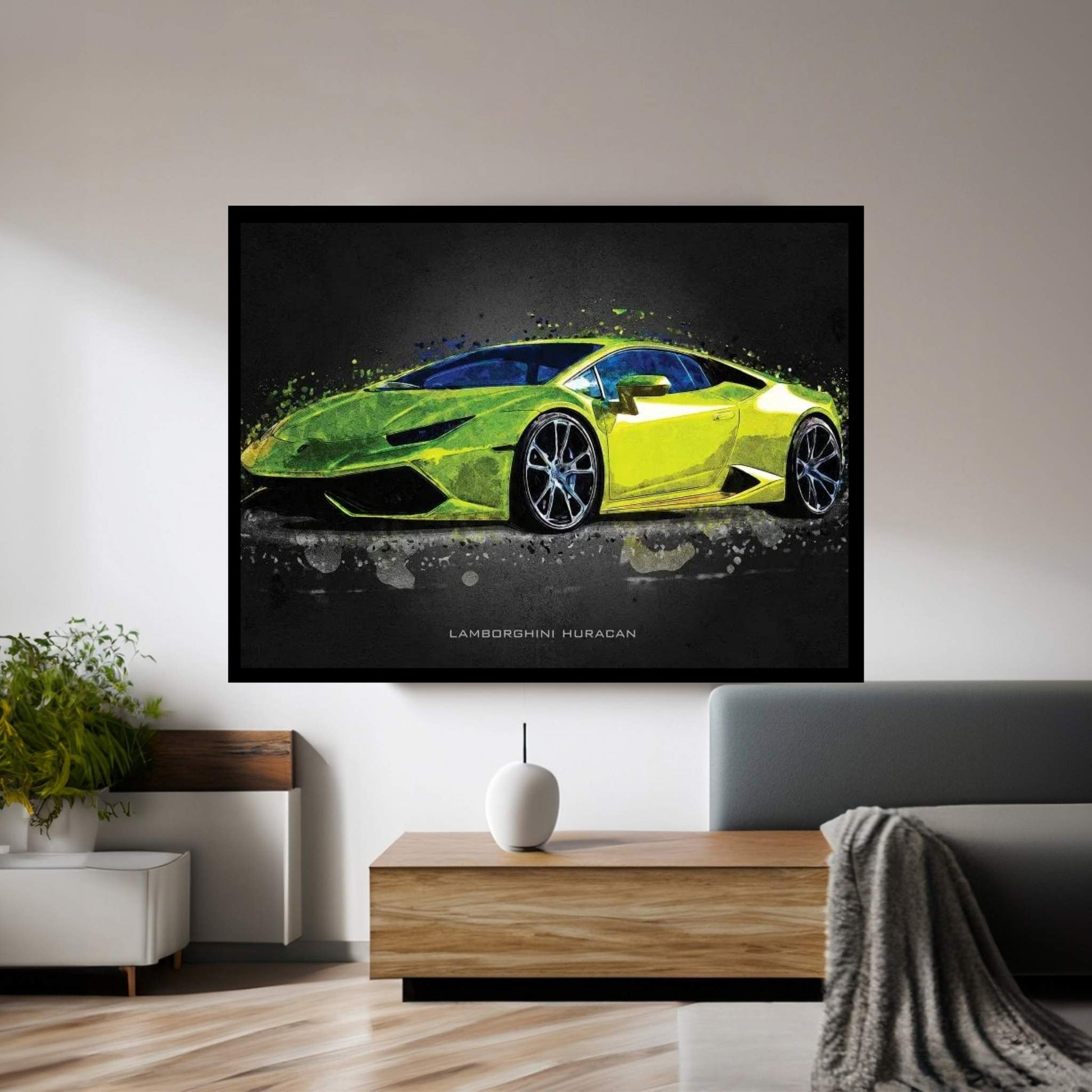 Lamborghini Huracan Canvas Wall Art - Y Canvas
