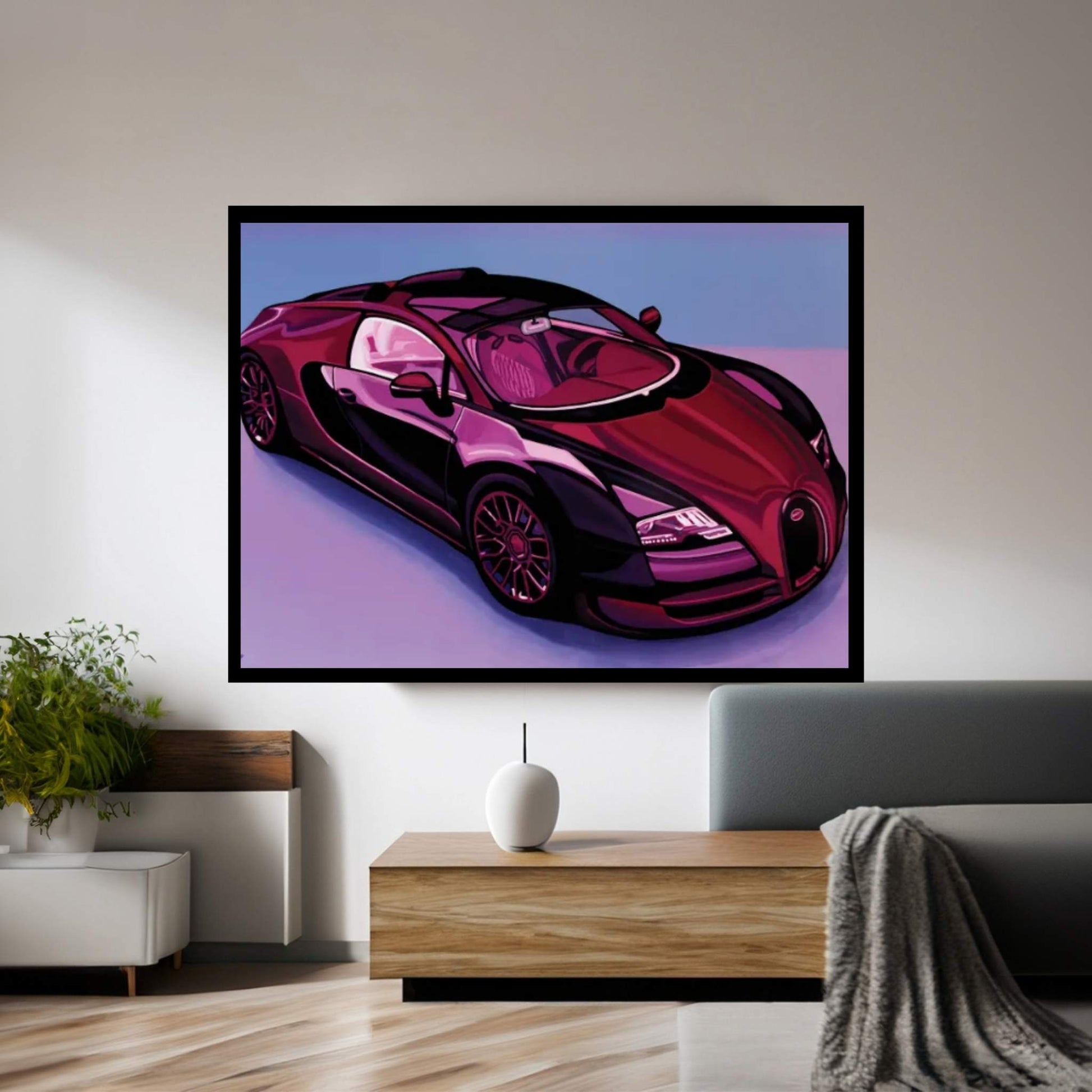 Bugatti Veyron 2005 Canvas Wall Art - Y Canvas