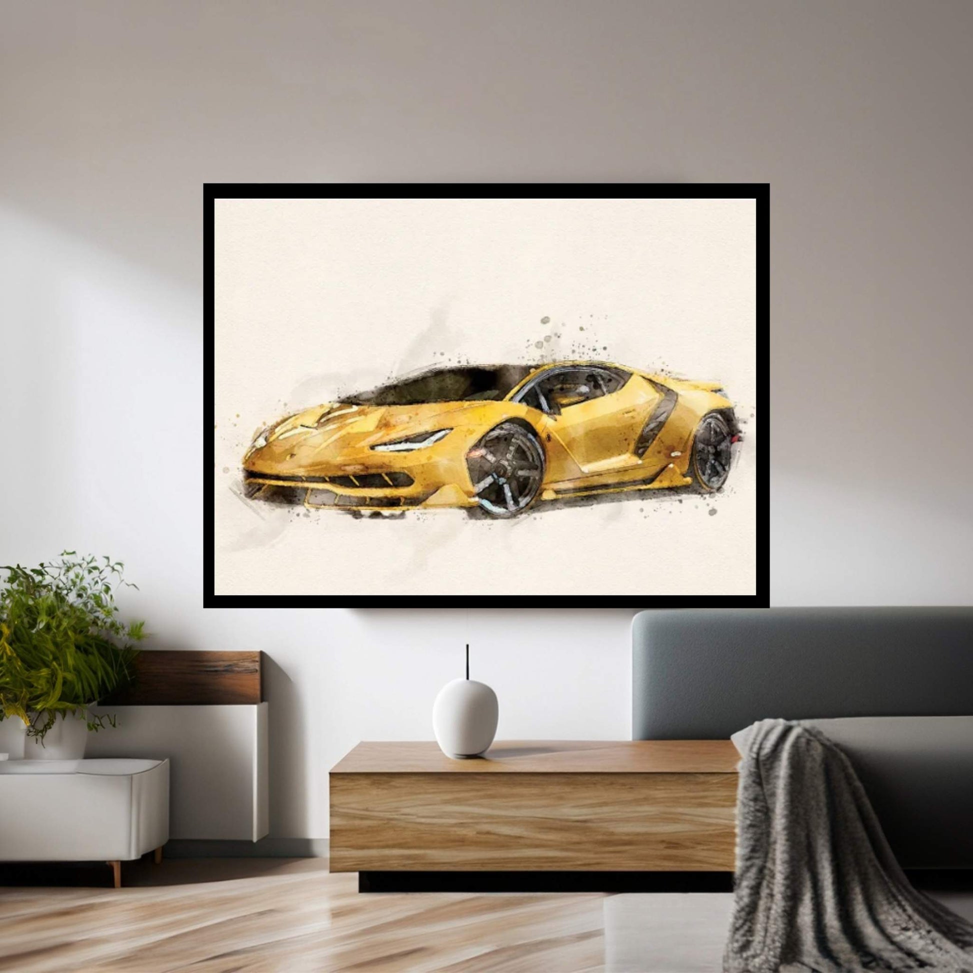 Lamborghini Centenario Coupe Canvas Wall Art - Y Canvas