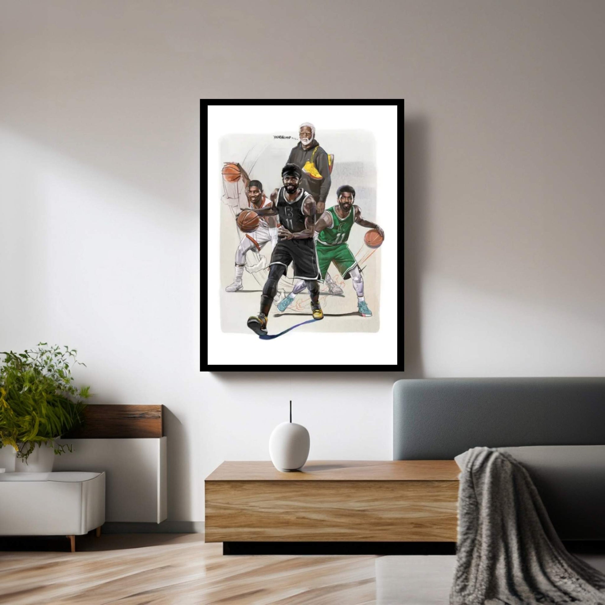 Evolution Of Kyrie Canvas Wall Art - Y Canvas