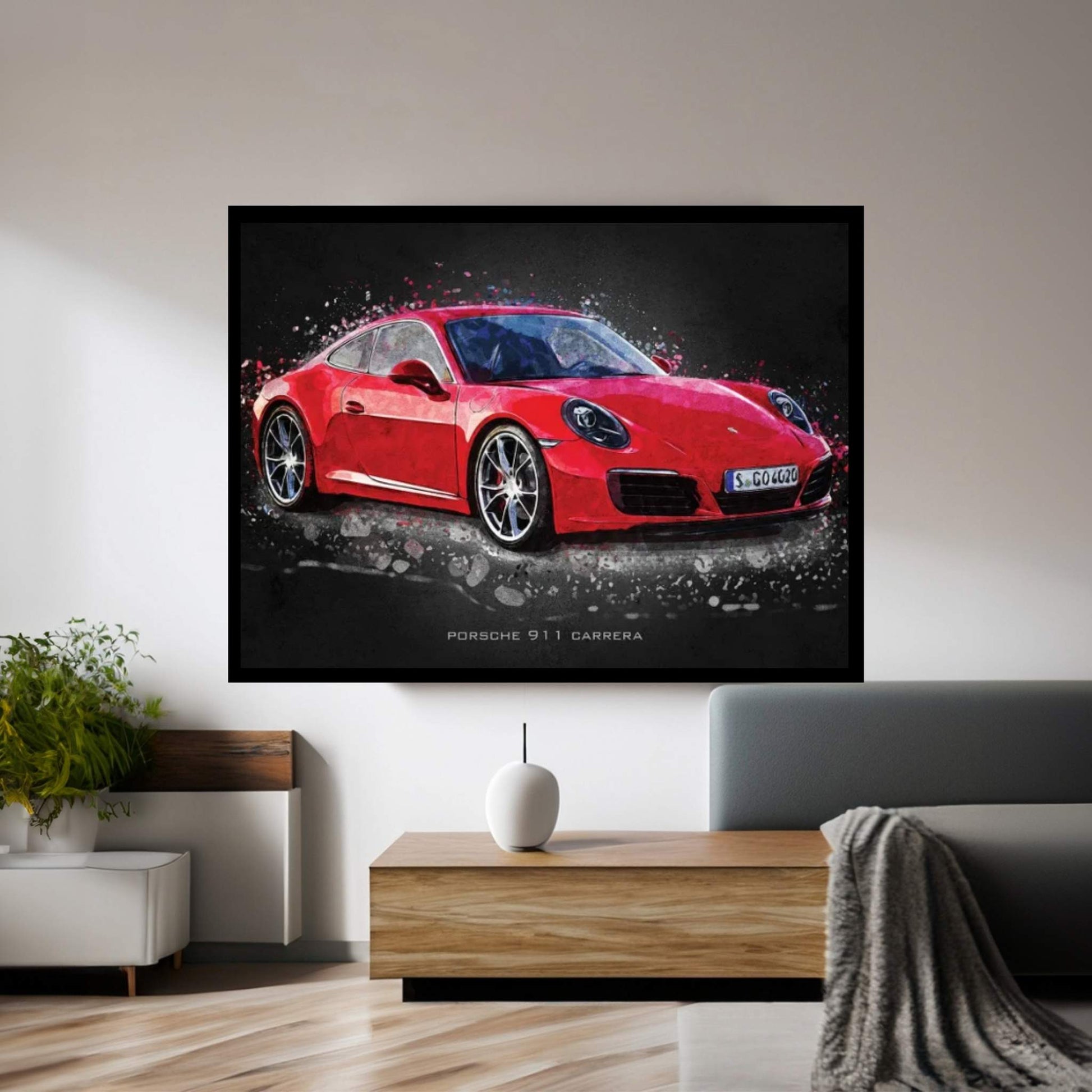 Porsche 911 Carrera Canvas Wall Art - Y Canvas