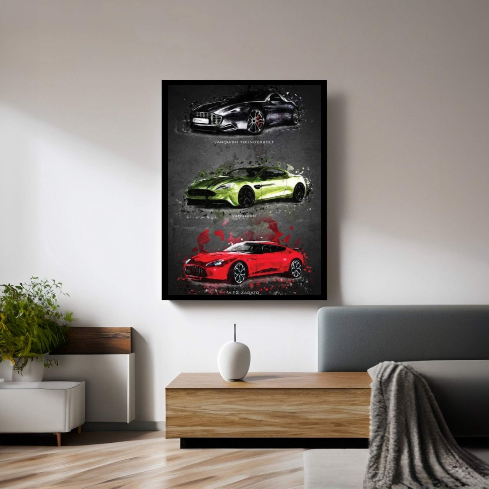 Aston Martin Canvas Wall Art - Y Canvas