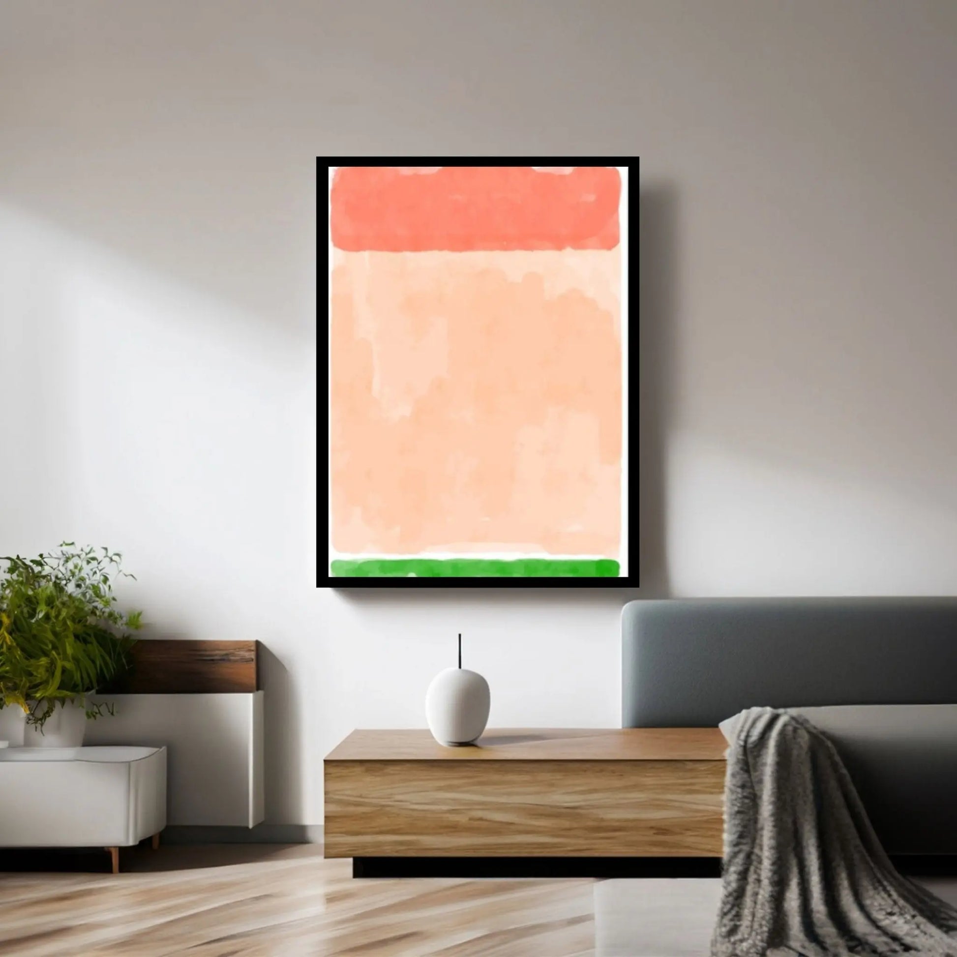 Mark Rothko Frame Canvas/Poster Art Reproduction, Rothko Reproduction - Y Canvas