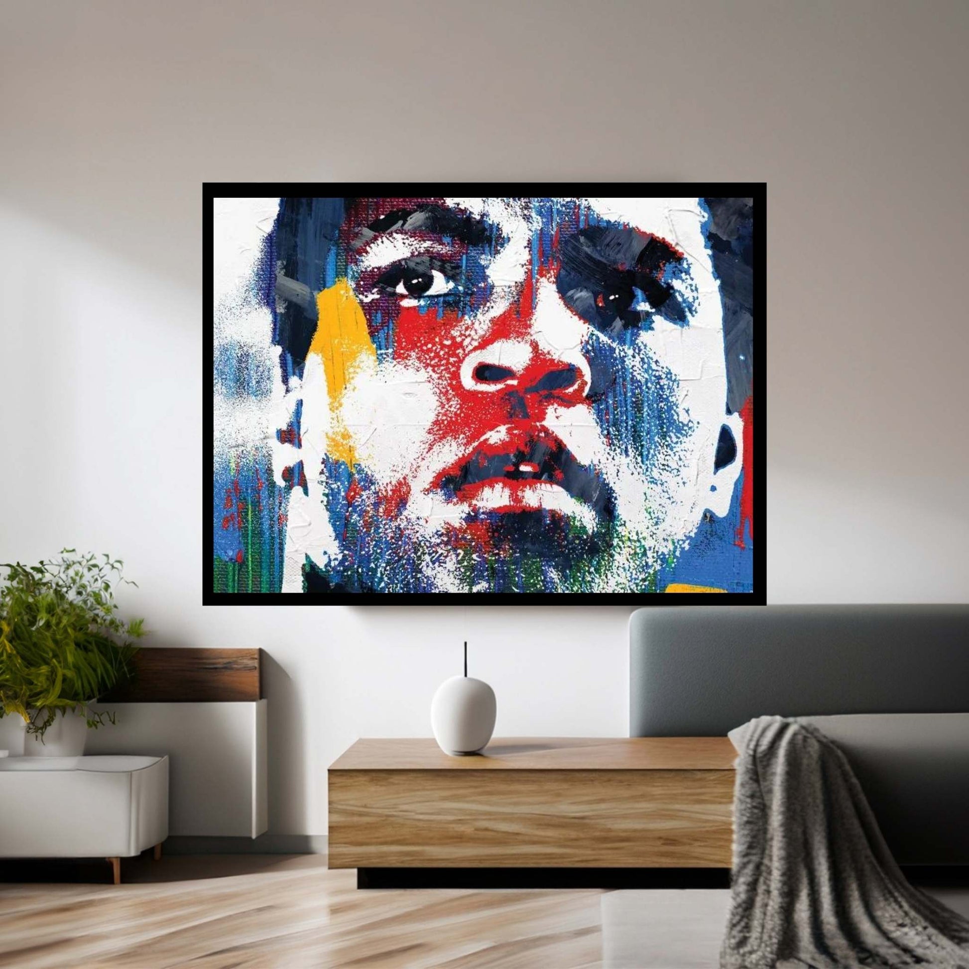 Mohammad Ali Canvas Wall Art - Y Canvas