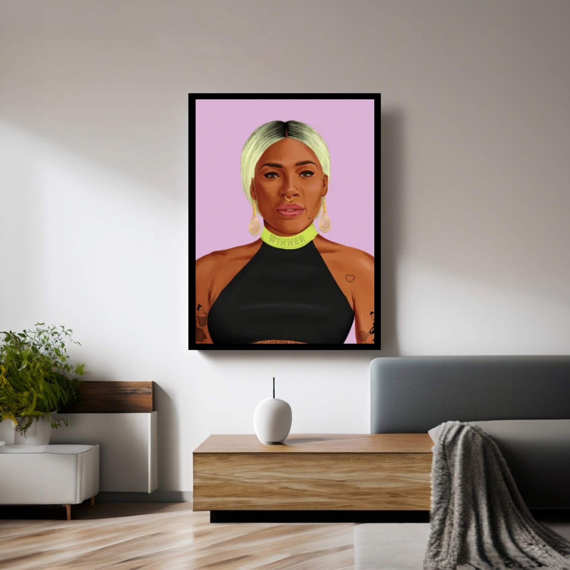 Serena Williams Canvas Wall Art - Y Canvas