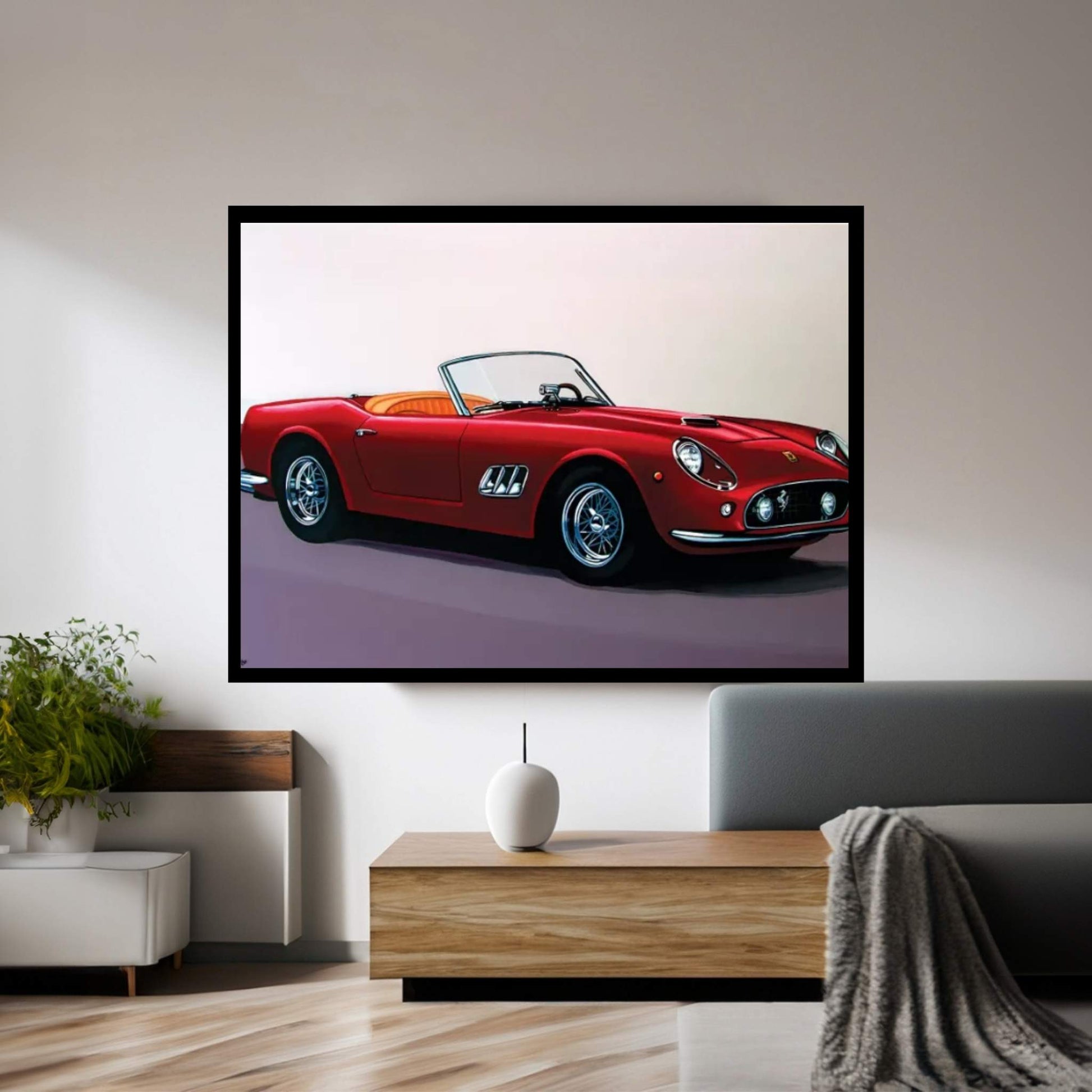 Ferrari Canvas Wall Art - Y Canvas