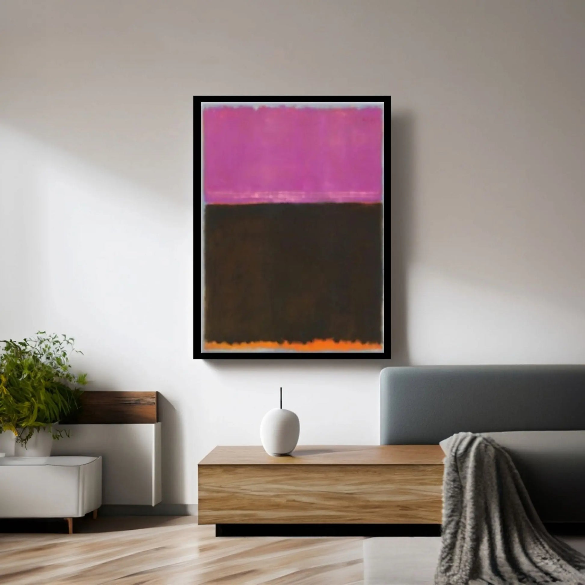 Mark Rothko Frame Canvas/Poster Art Reproduction, Rothko Reproduction - Y Canvas