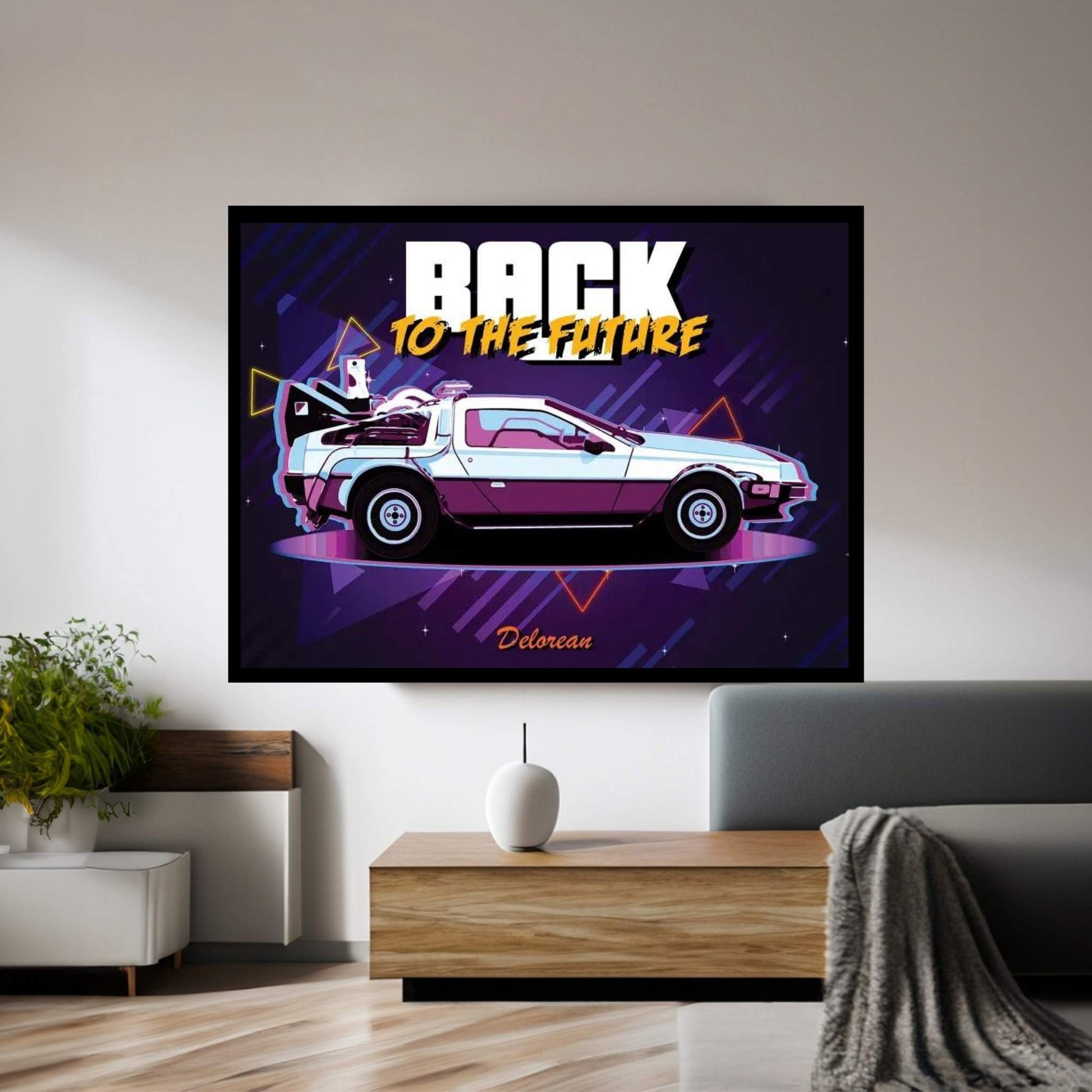 Dom Car Retro Canvas Wall Art - Y Canvas