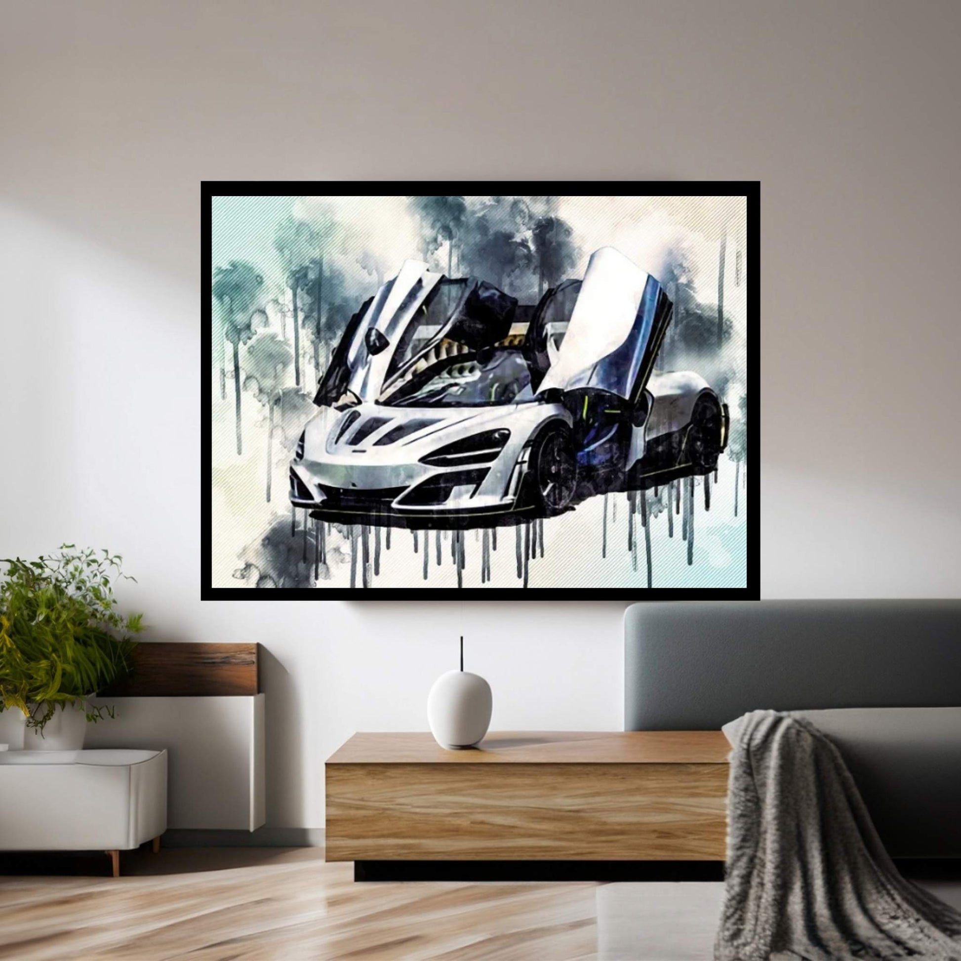 Mclaren 720S Mansory First Edition Luxury Hypercar Tuning 720S Supercar British Sports Cars Canvas Wall Art - Y Canvas