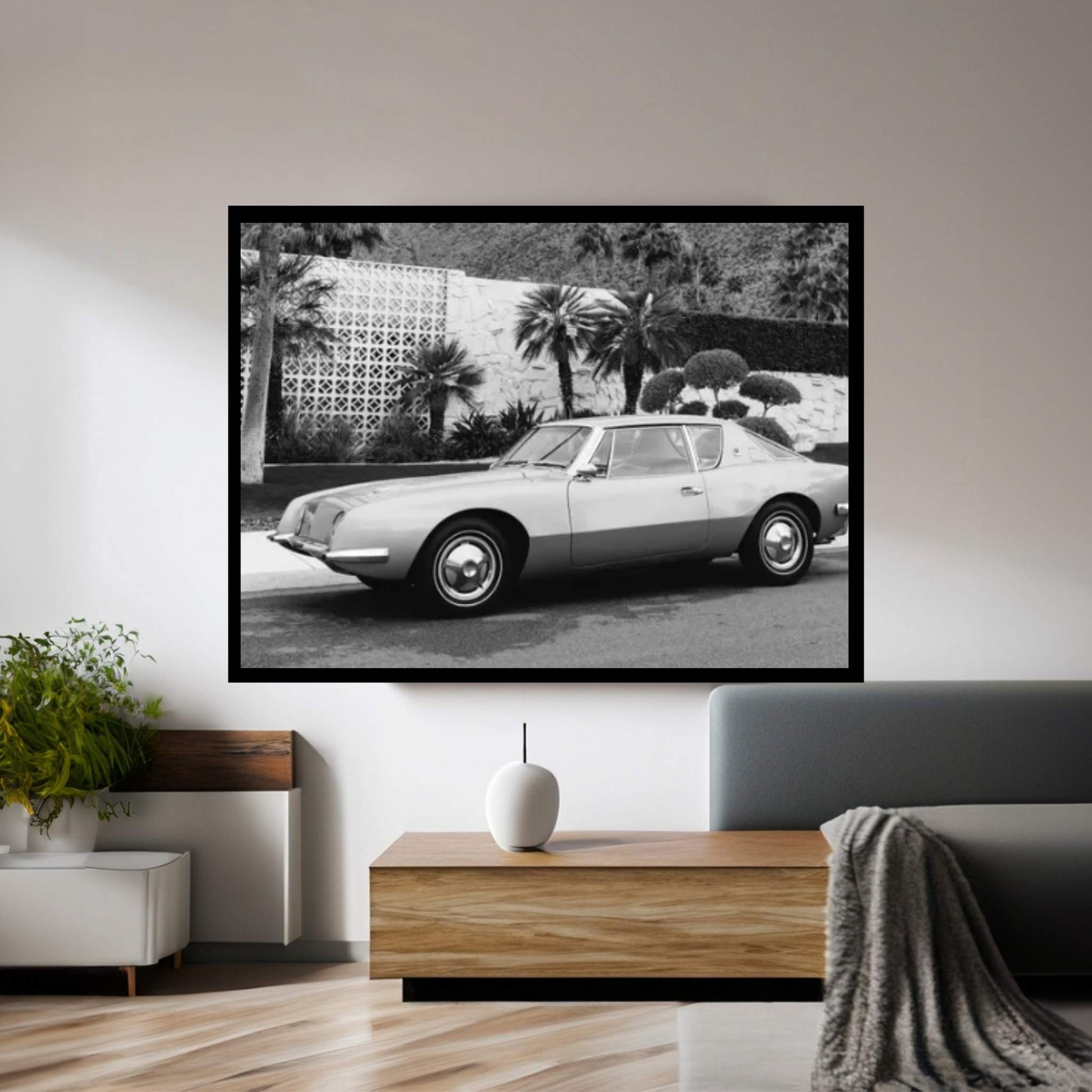 Palm Springs Ride IV Canvas Wall Art - Y Canvas