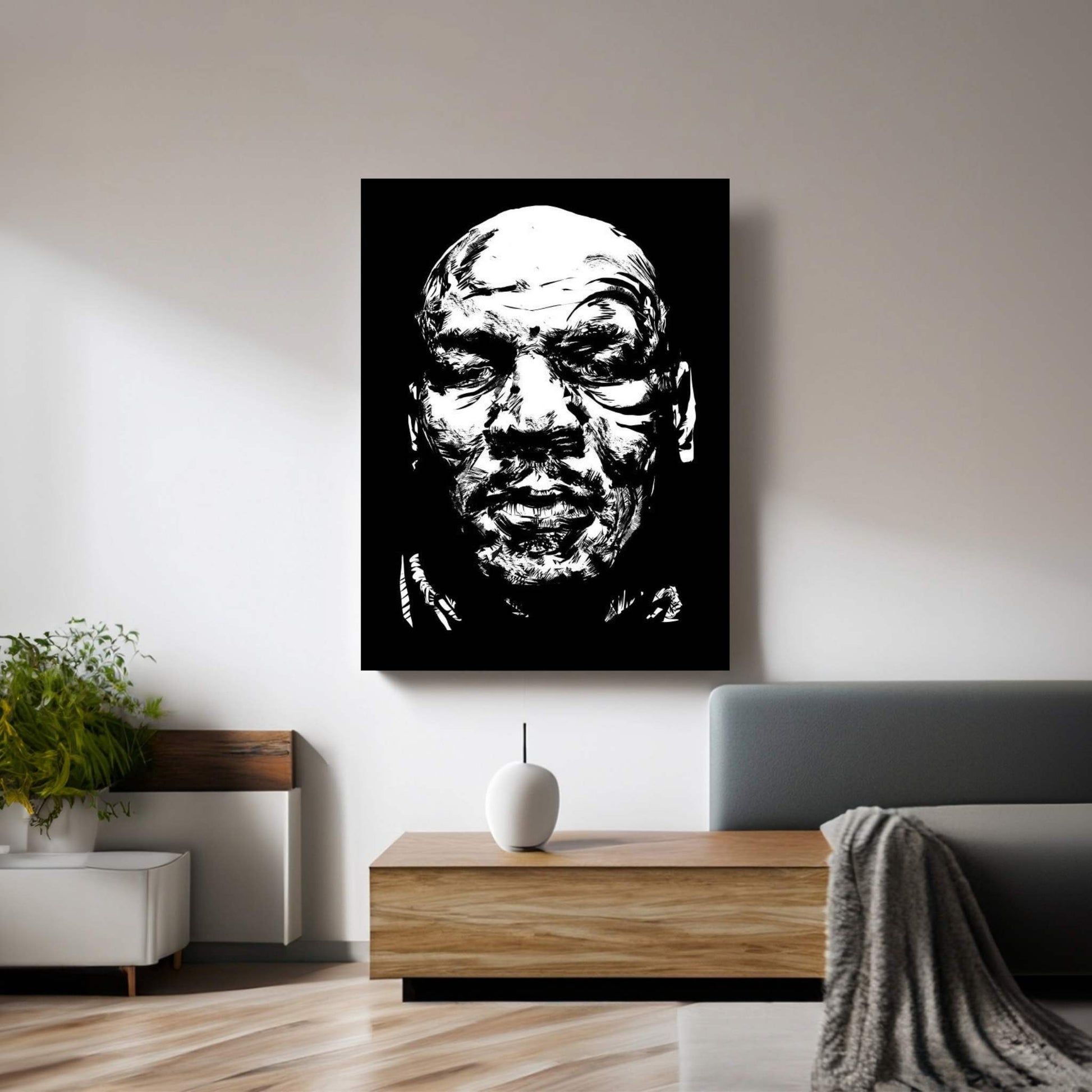 Mike Tyson Canvas Wall Art - Y Canvas