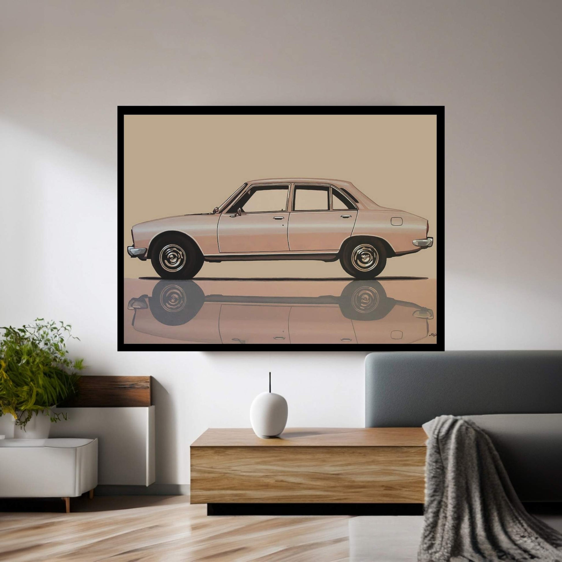 Peugeot 504 1968 Canvas Wall Art - Y Canvas