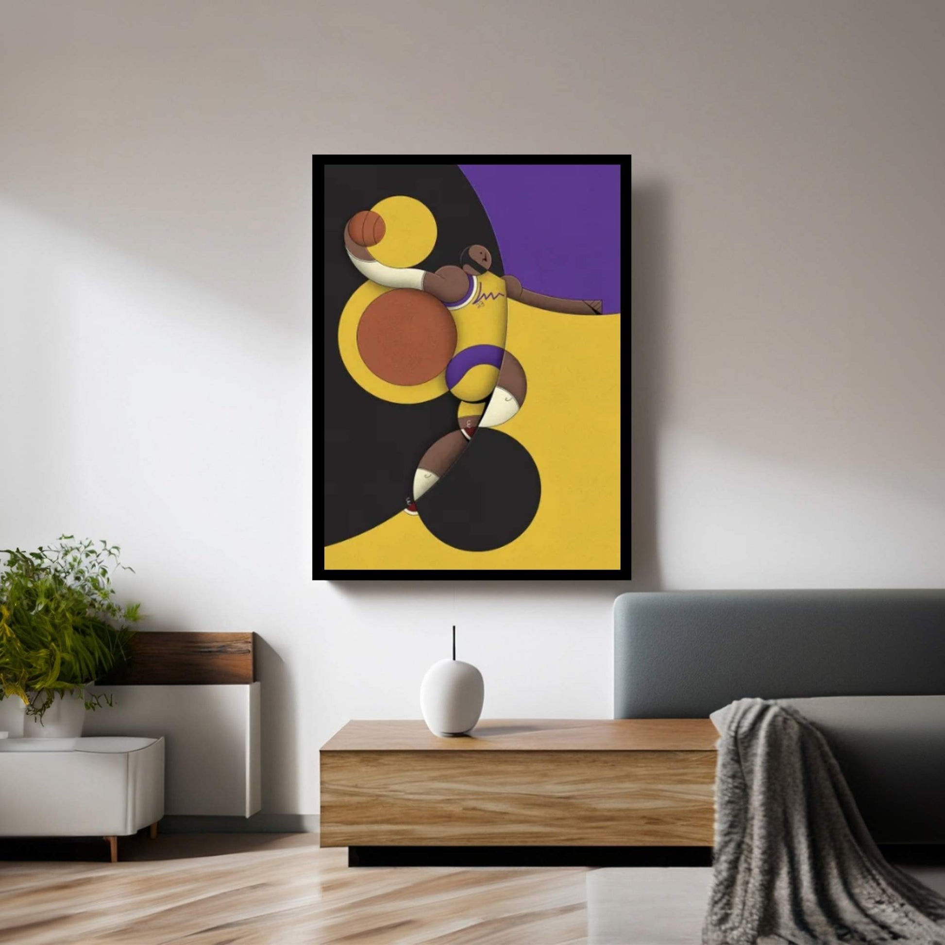 Bron Canvas Wall Art - Y Canvas