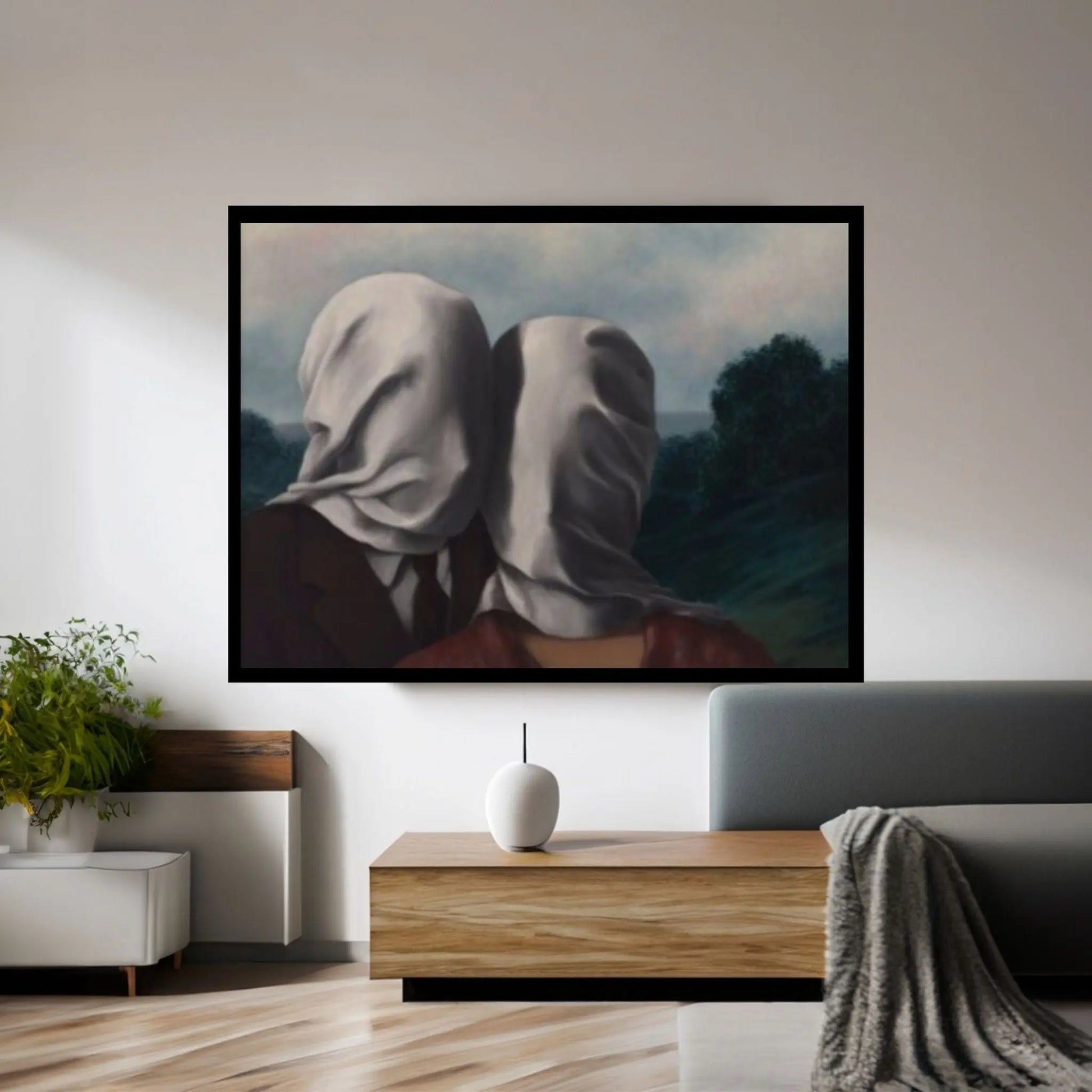 Rene Magritte Canvas Wall Art Poster, Not to be Reproduced Wall Decor Print, Rene Magritte Canvas - Y Canvas