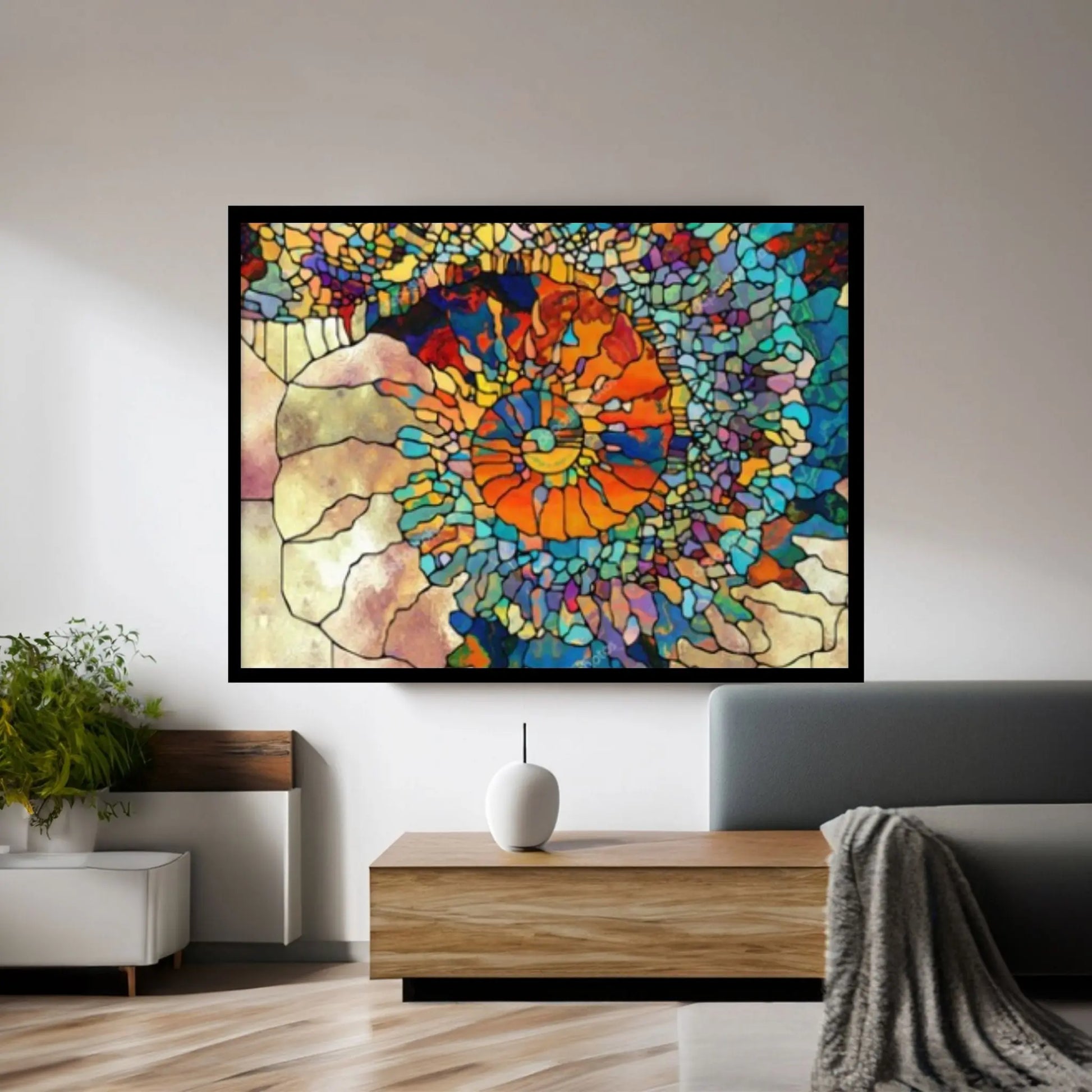 Large Lux Abstract Printing Canvas Print Wall Art, Wall Art Decoration, Christmas Gift - Y Canvas