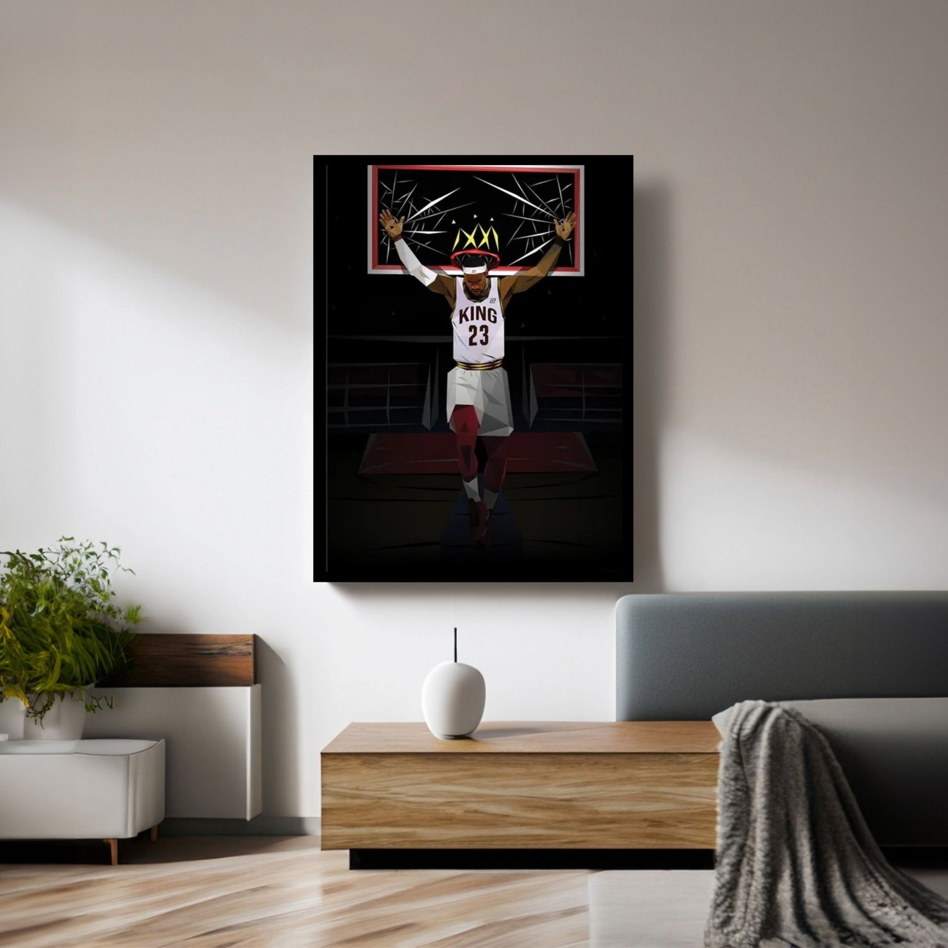 King James Canvas Wall Art - Y Canvas