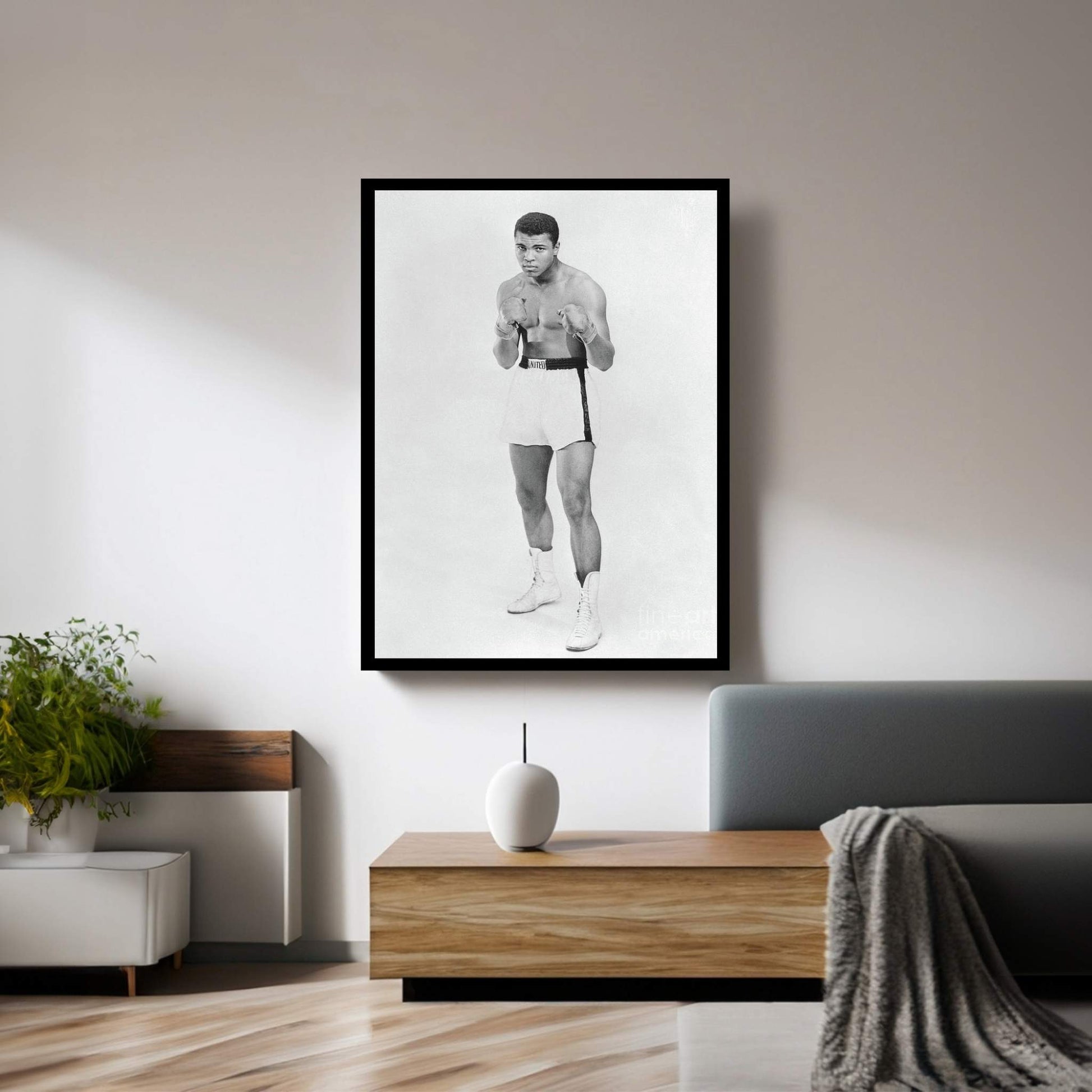 Heavyweight Boxer Muhammad Ali Canvas Wall Art - Y Canvas