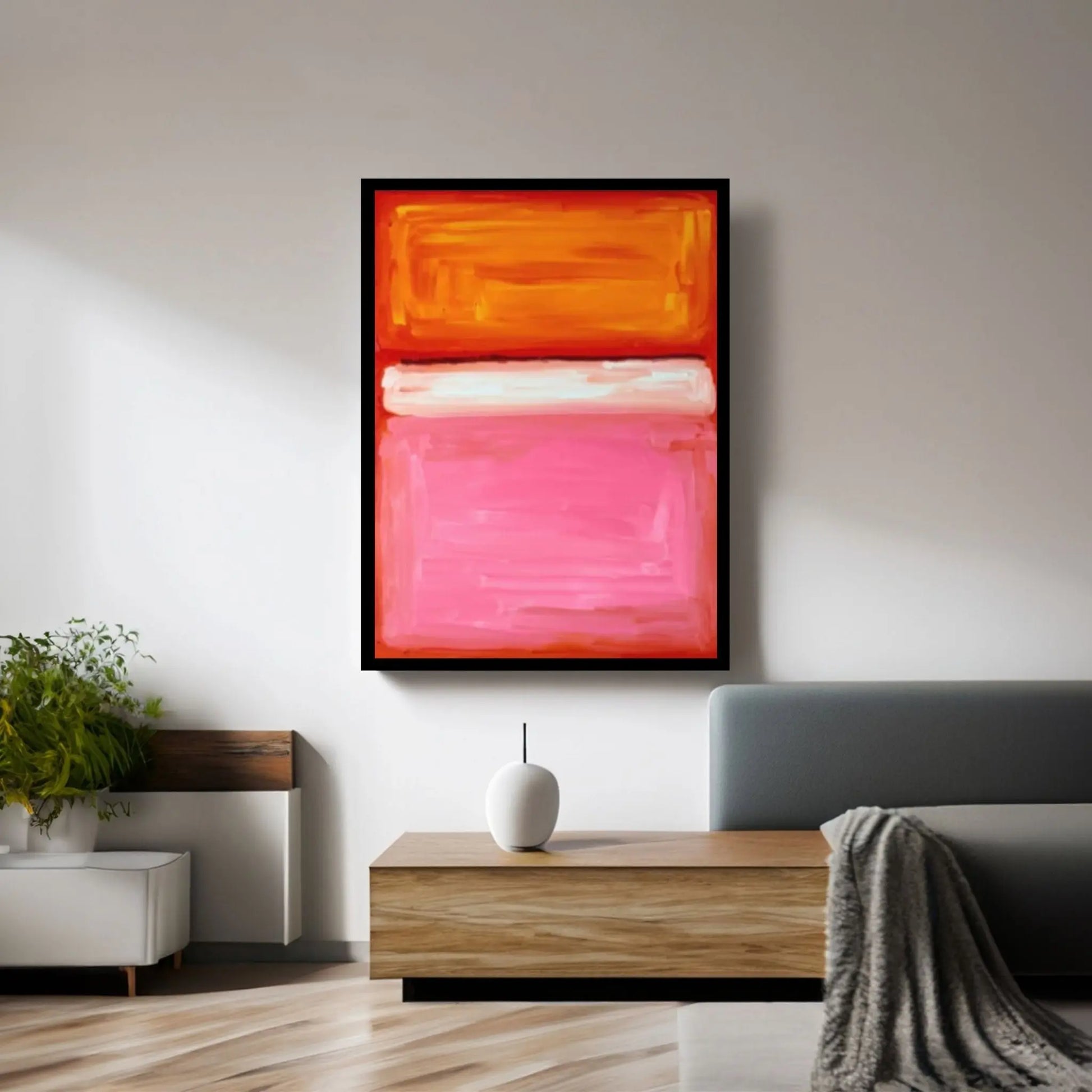 Mark Rothko Frame Canvas/Poster Art Reproduction, Rothko Reproduction - Y Canvas
