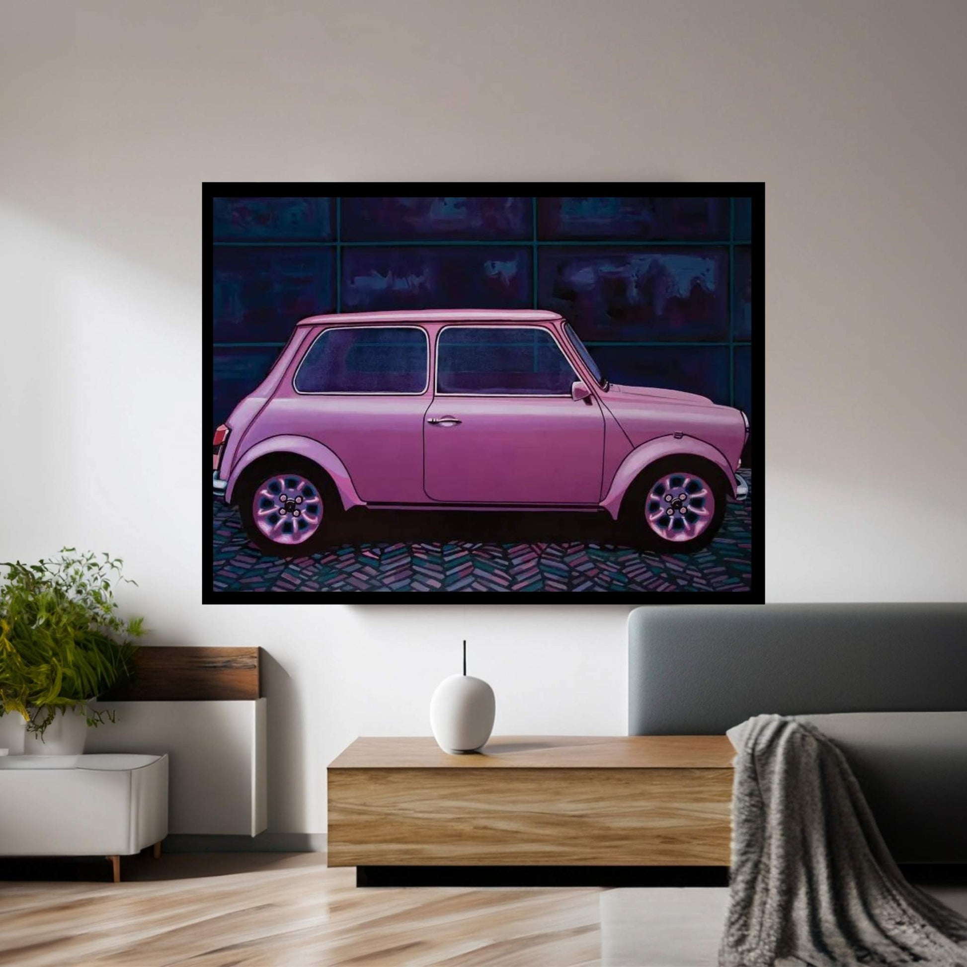 Austin Mini Cooper 1964 Canvas Wall Art - Y Canvas