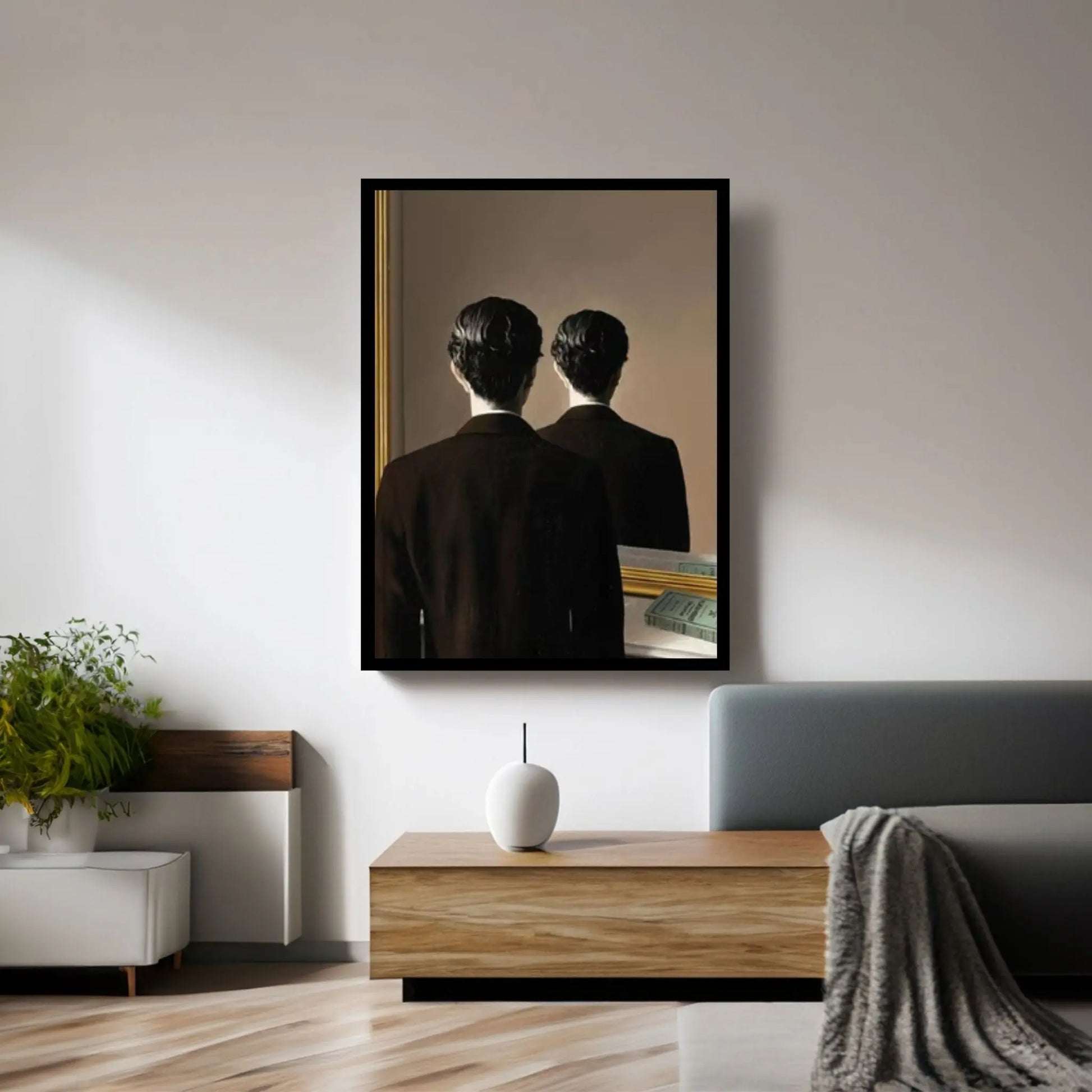 Rene Magritte Canvas Wall Art Poster, Not to be Reproduced Wall Decor Print, Rene Magritte Canvas - Y Canvas