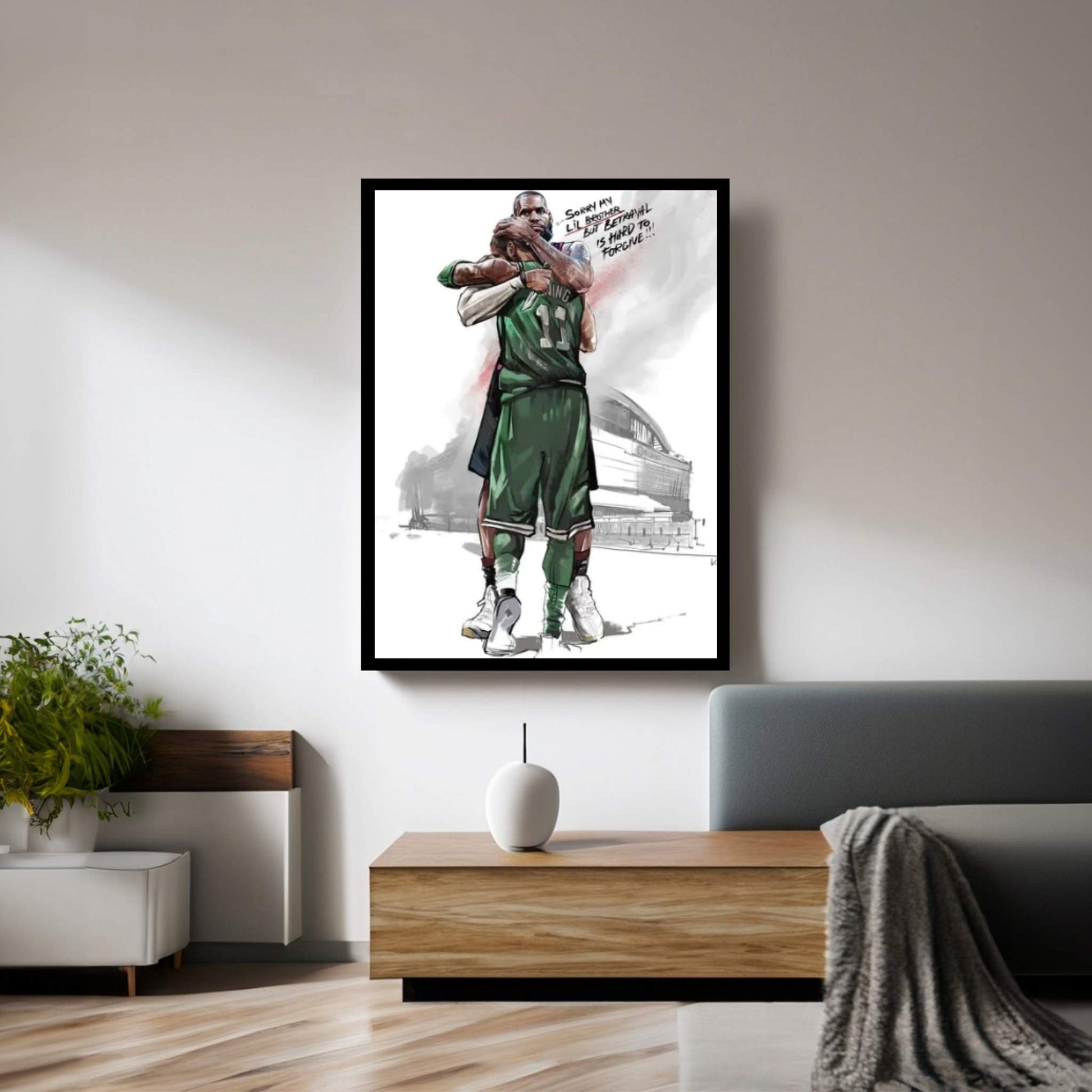 Little Brother Canvas Wall Art - Y Canvas