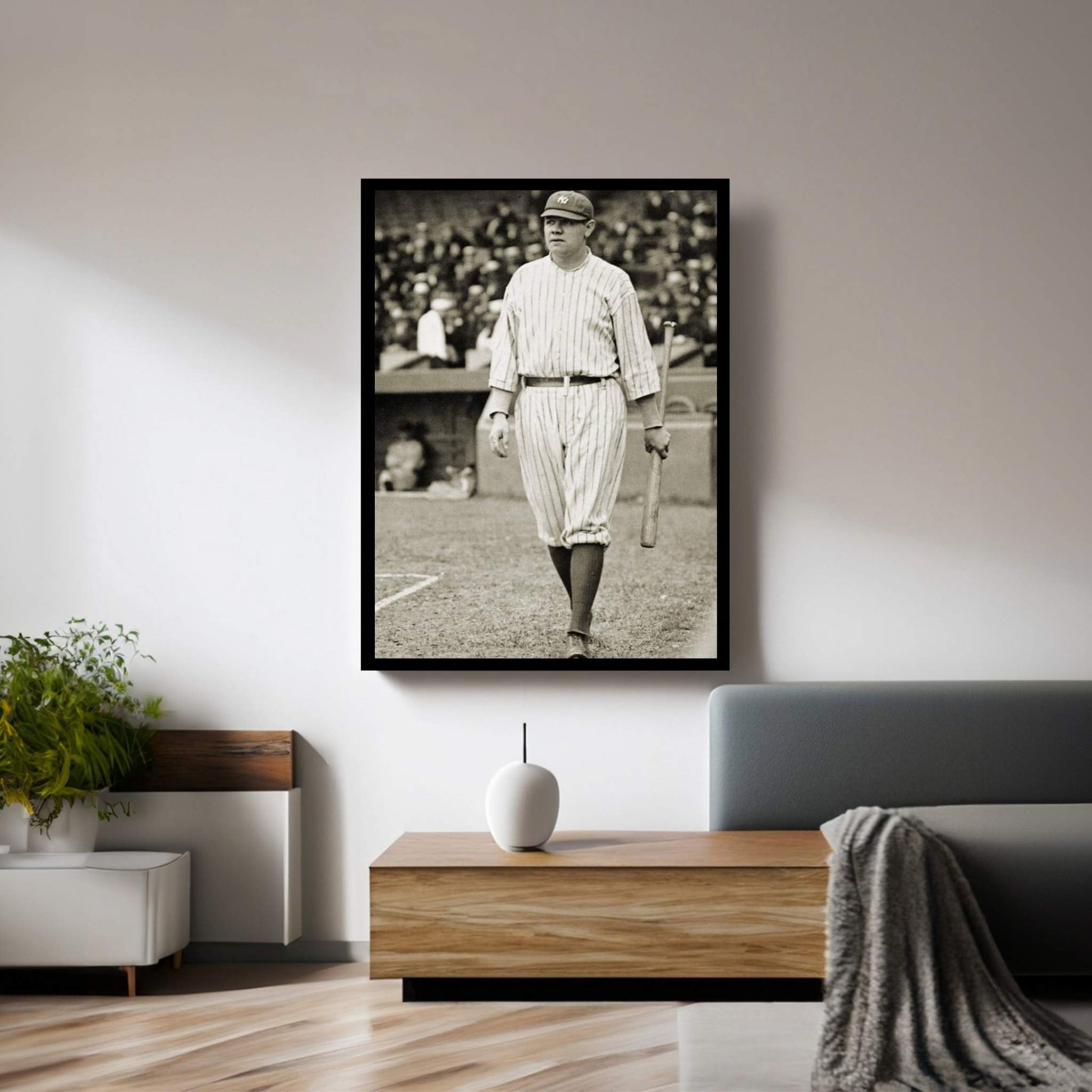 George H. Ruth Canvas Wall Art - Y Canvas