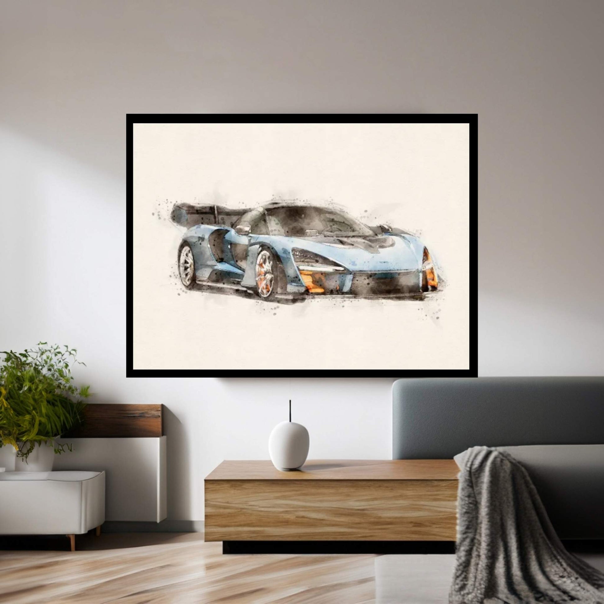 McLaren Senna Canvas Wall Art - Y Canvas