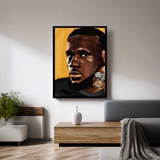 King Rings Canvas Wall Art - Y Canvas