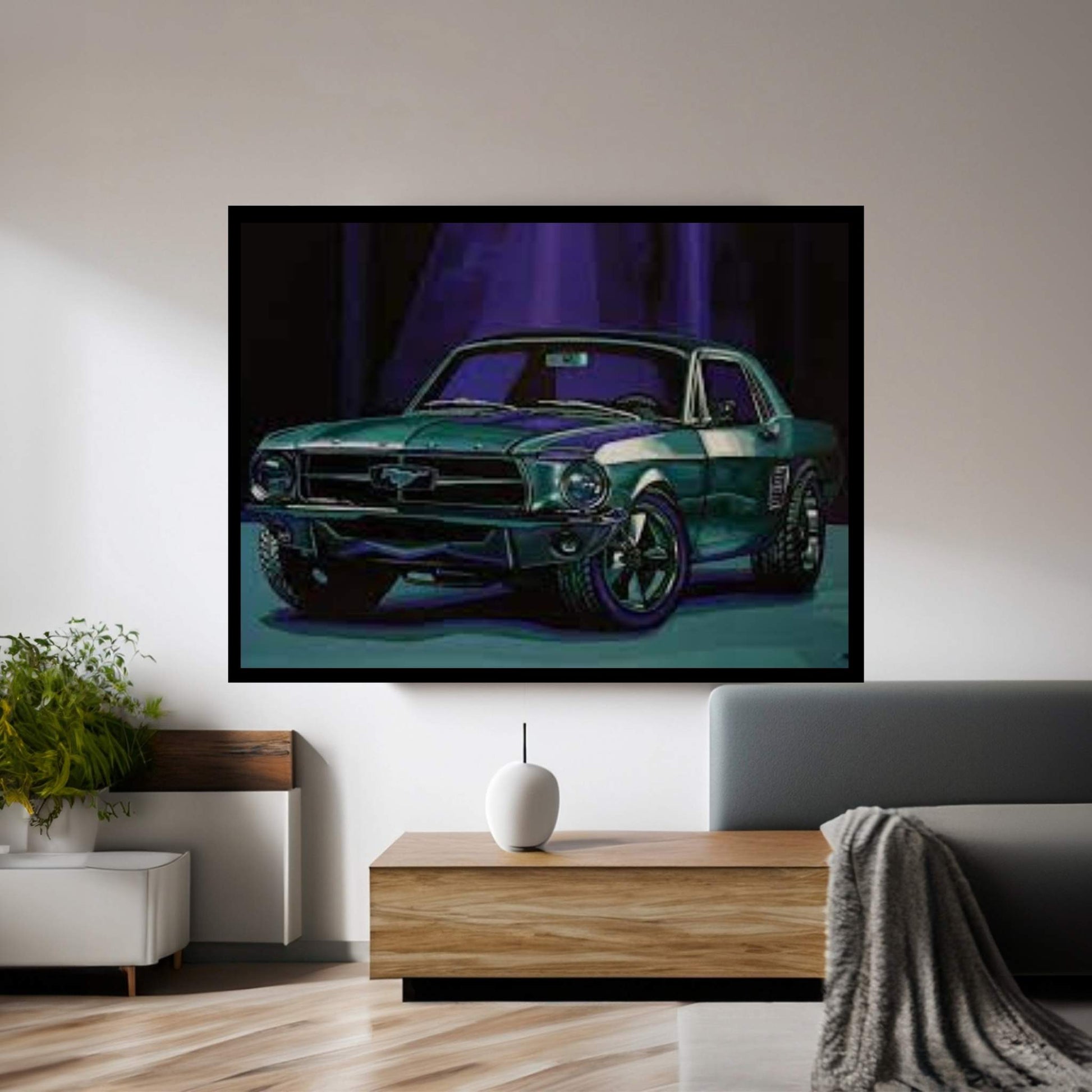 Ford Mustang 1967 Canvas Wall Art - Y Canvas