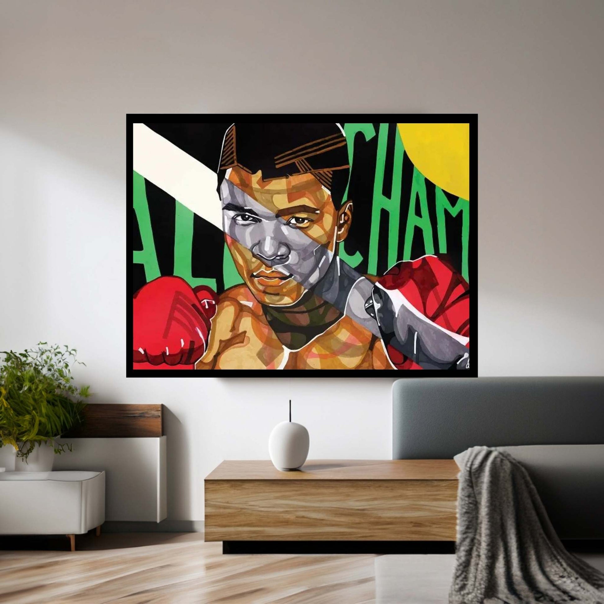 Ali Canvas Wall Art - Y Canvas