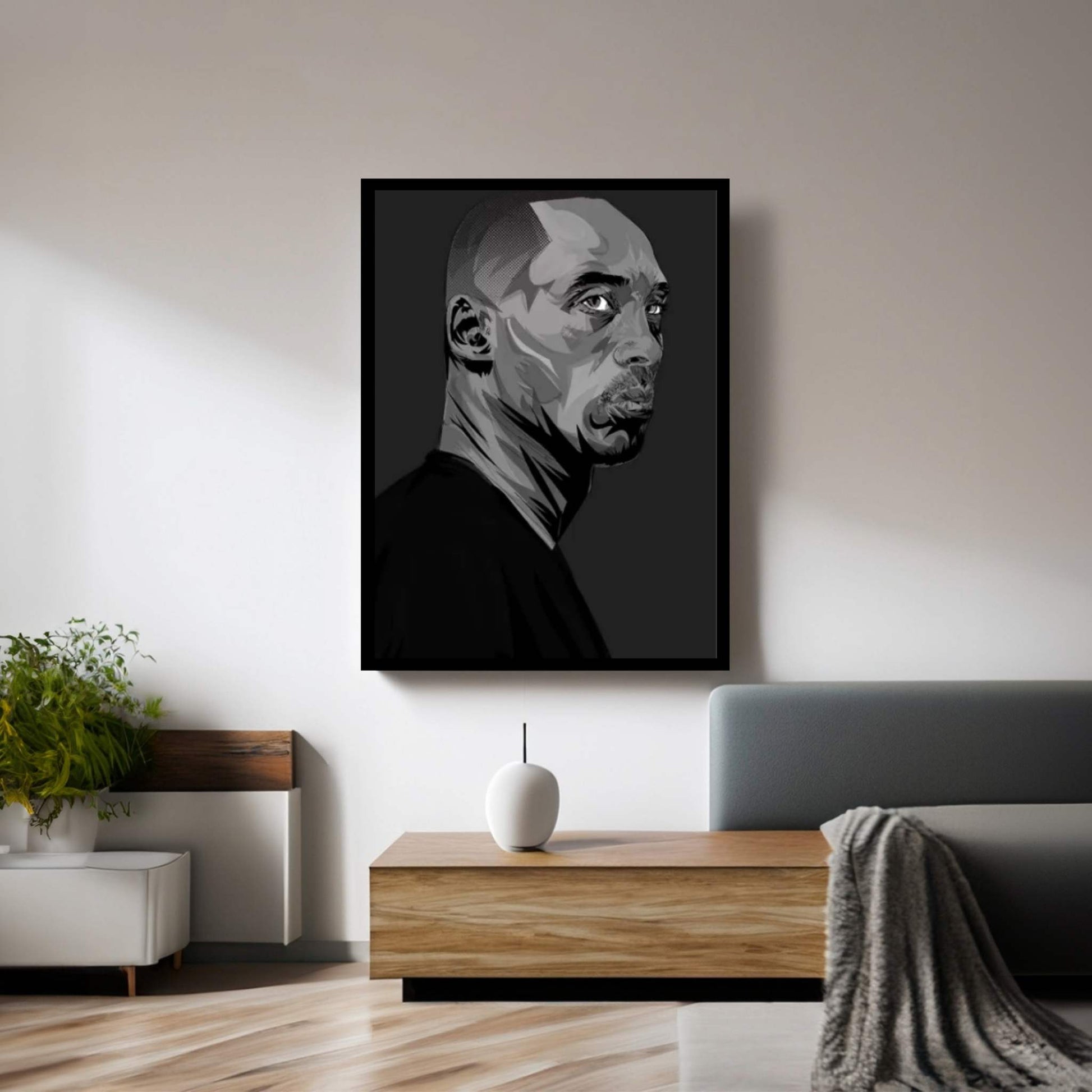 RIP Kobe Canvas Wall Art - Y Canvas