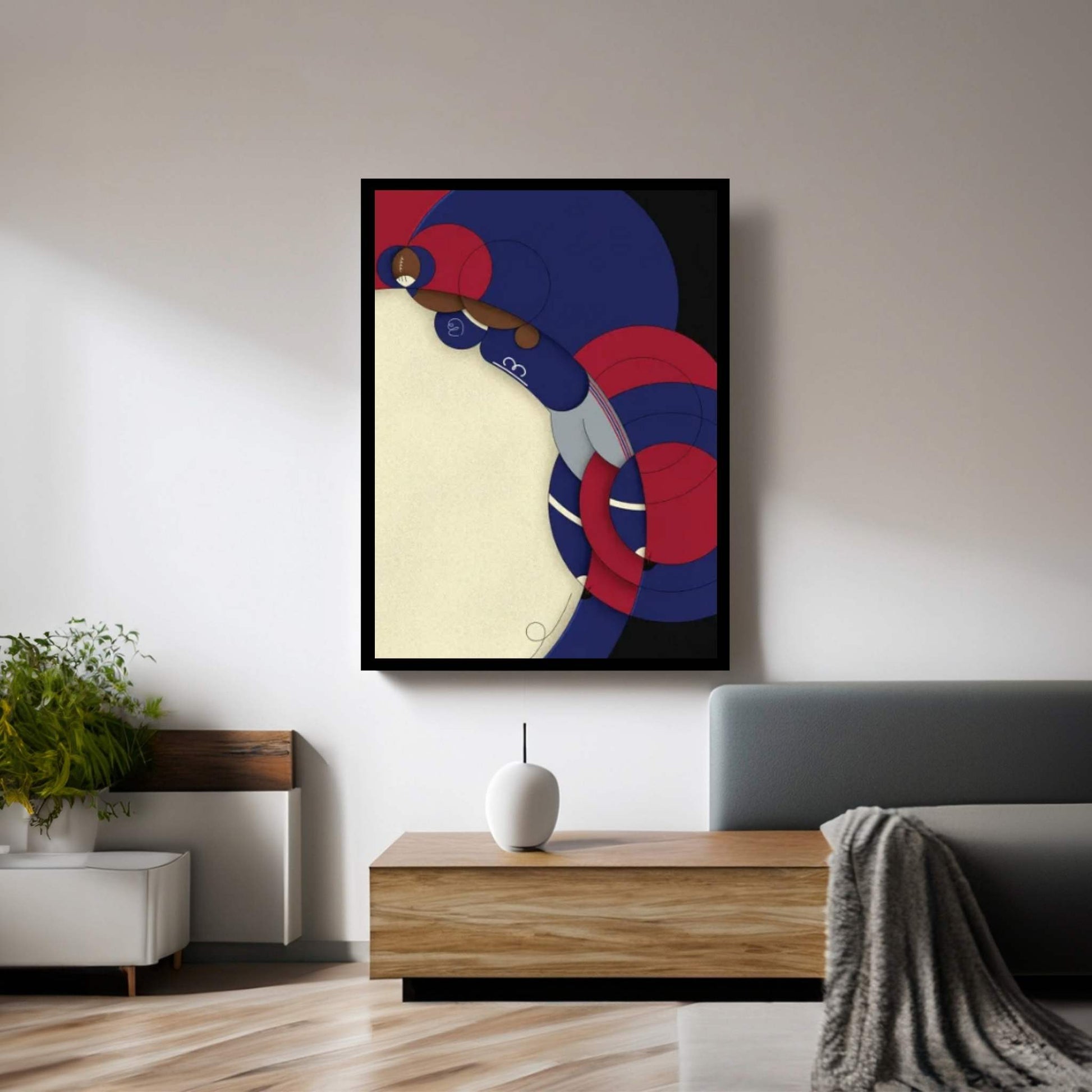 Odell Canvas Wall Art - Y Canvas