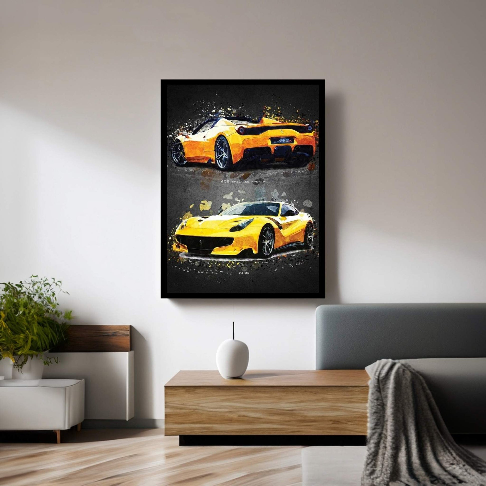 Ferrari 2A Canvas Wall Art - Y Canvas