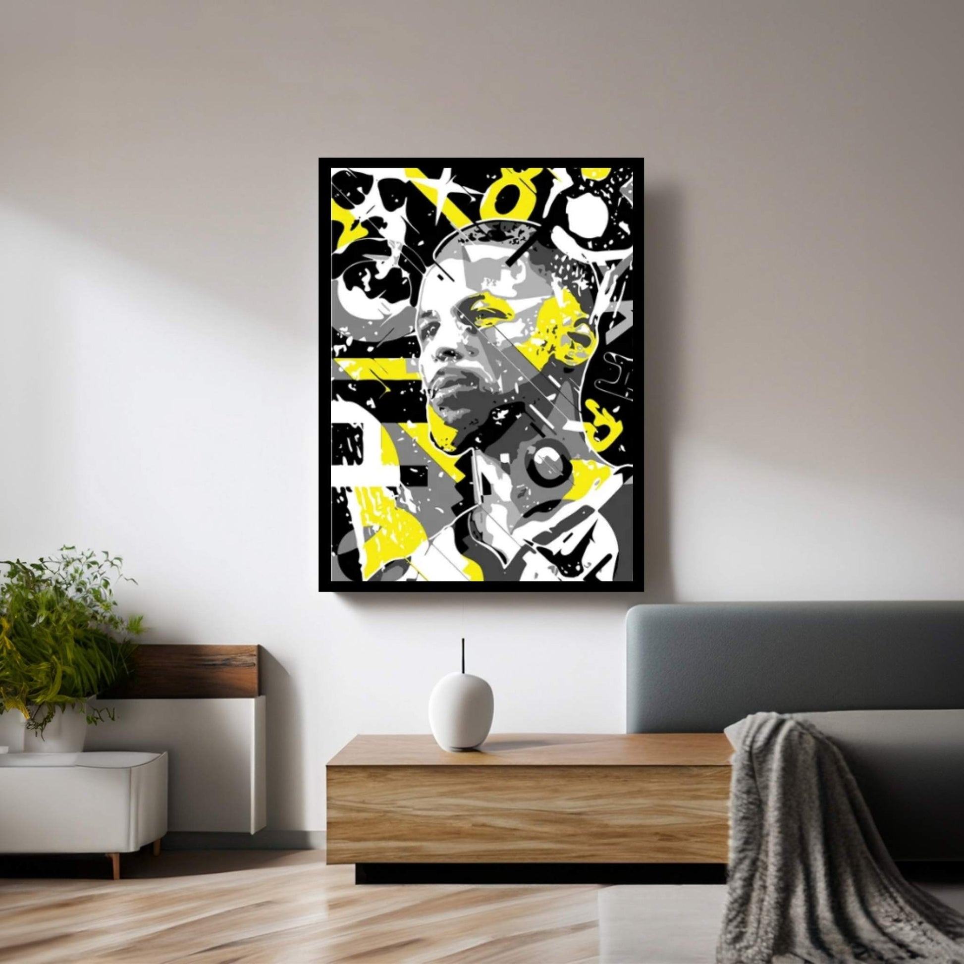 Curry Canvas Wall Art - Y Canvas