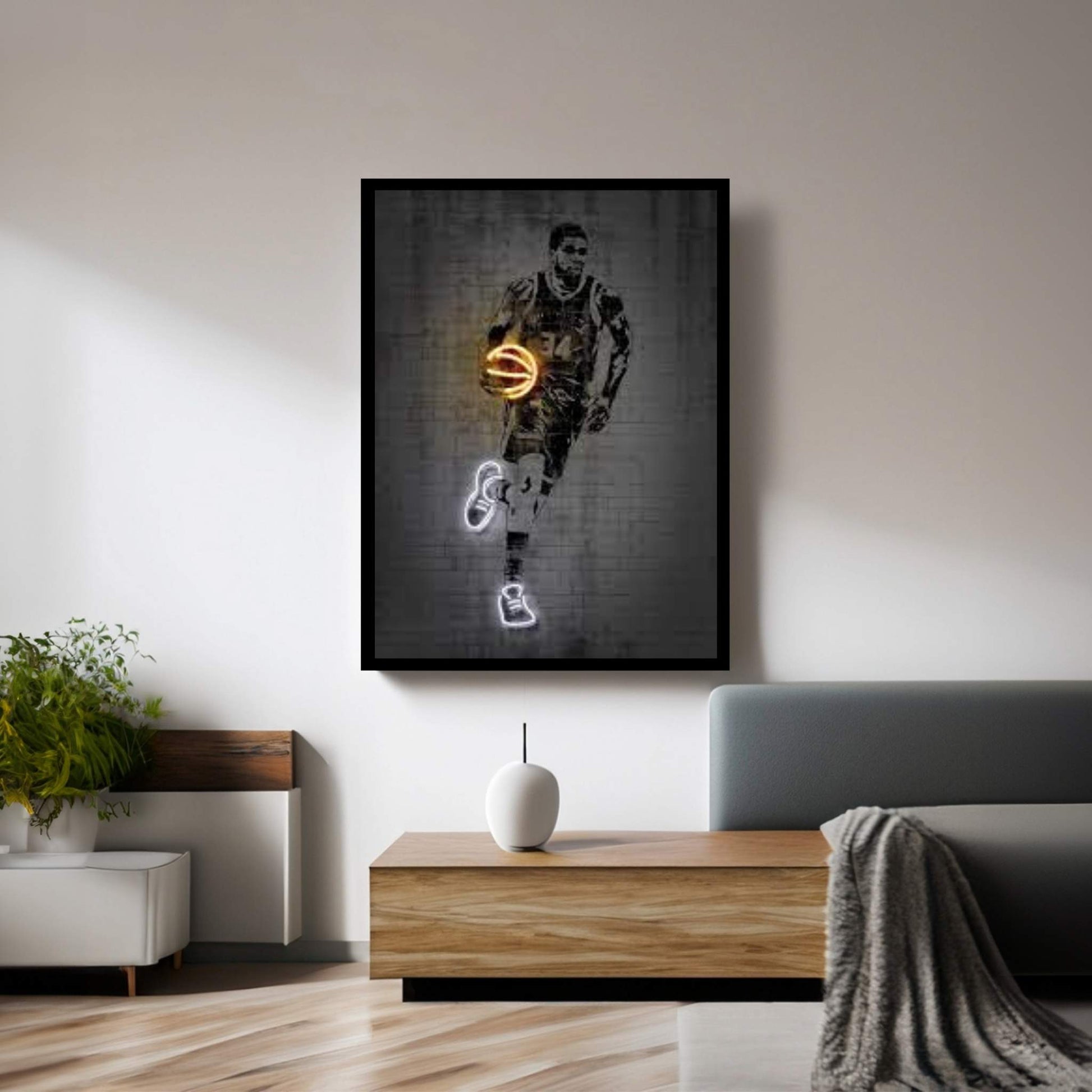 Giannis Antetokounmpo Canvas Wall Art - Y Canvas