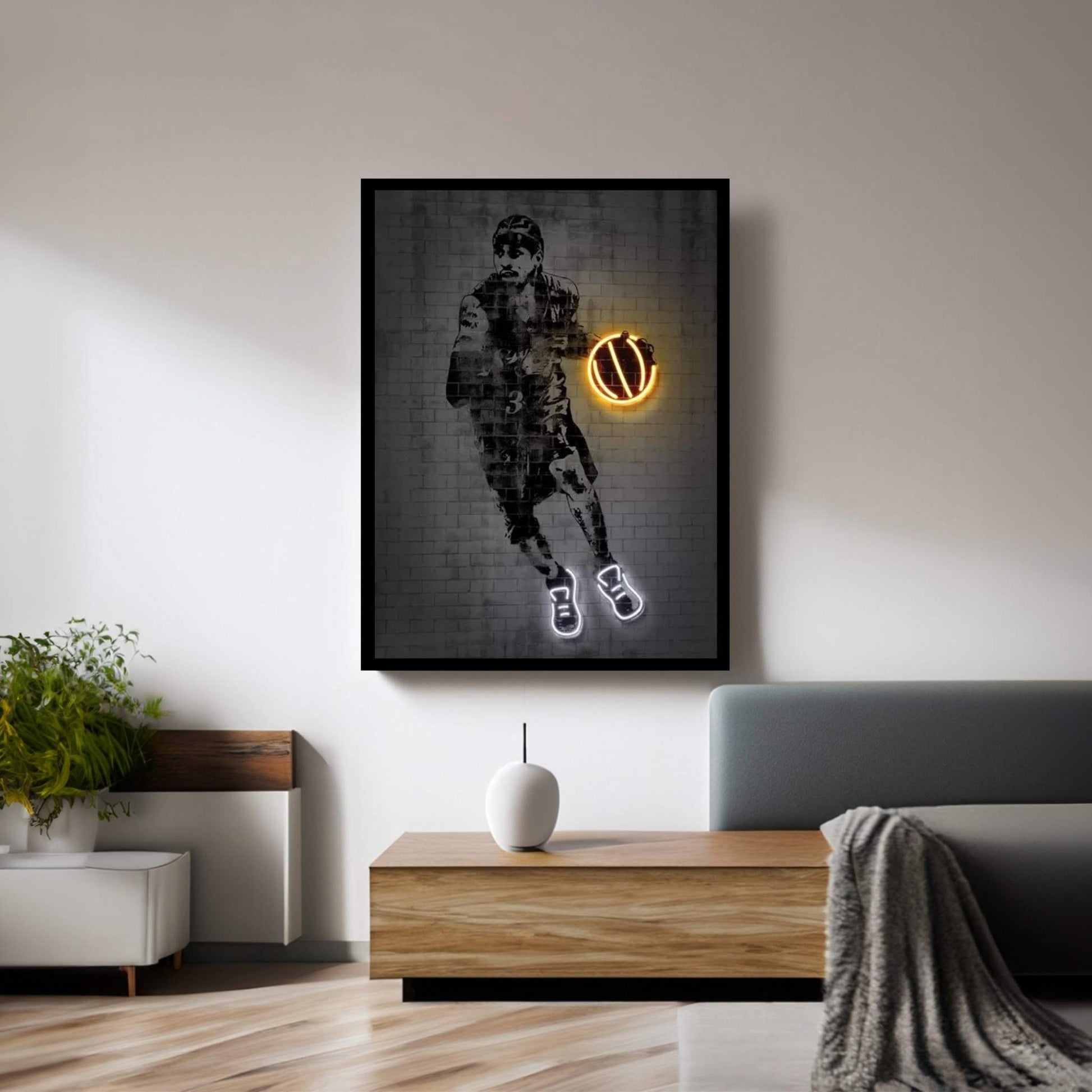 Allen Iverson Canvas Wall Art - Y Canvas