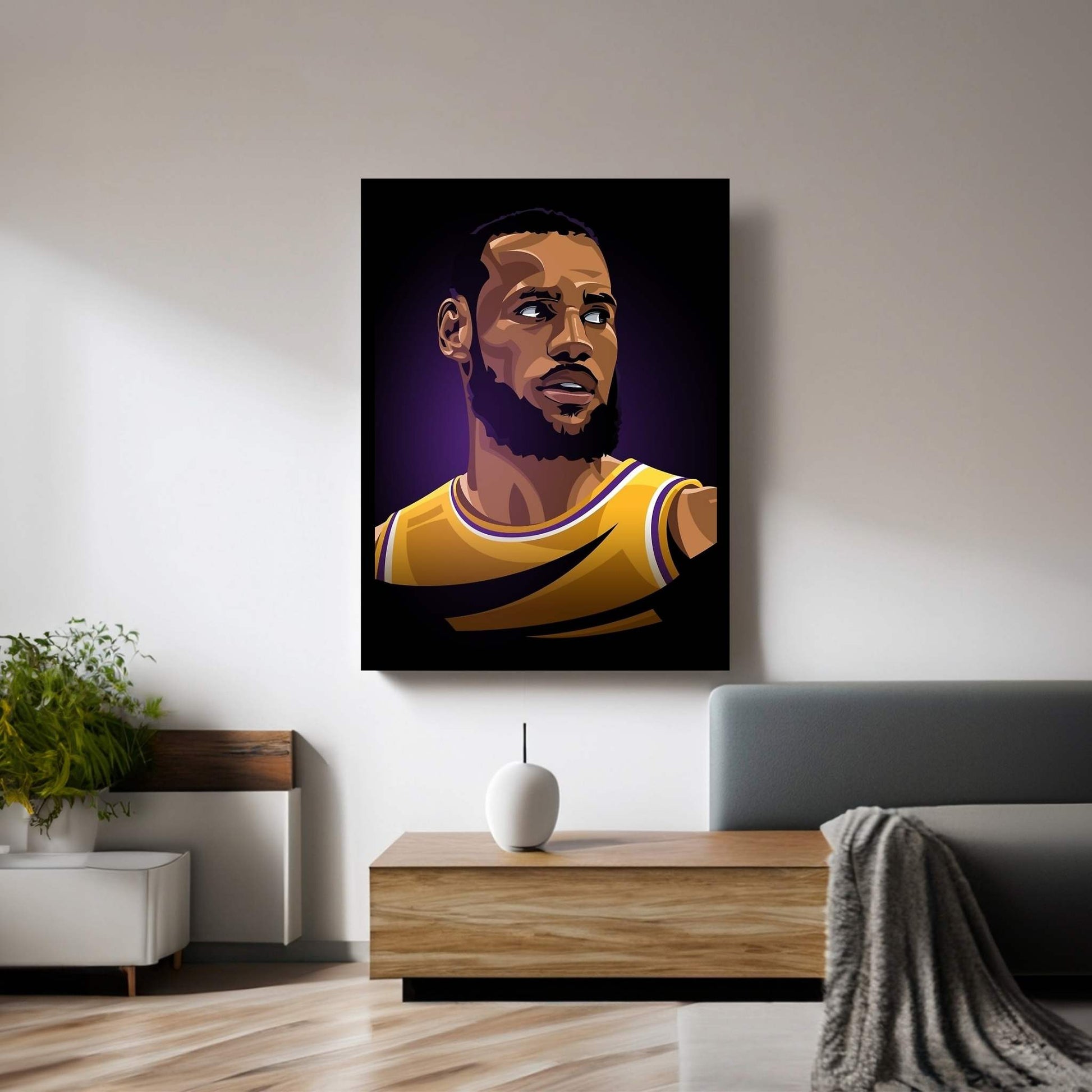 King James Canvas Wall Art - Y Canvas