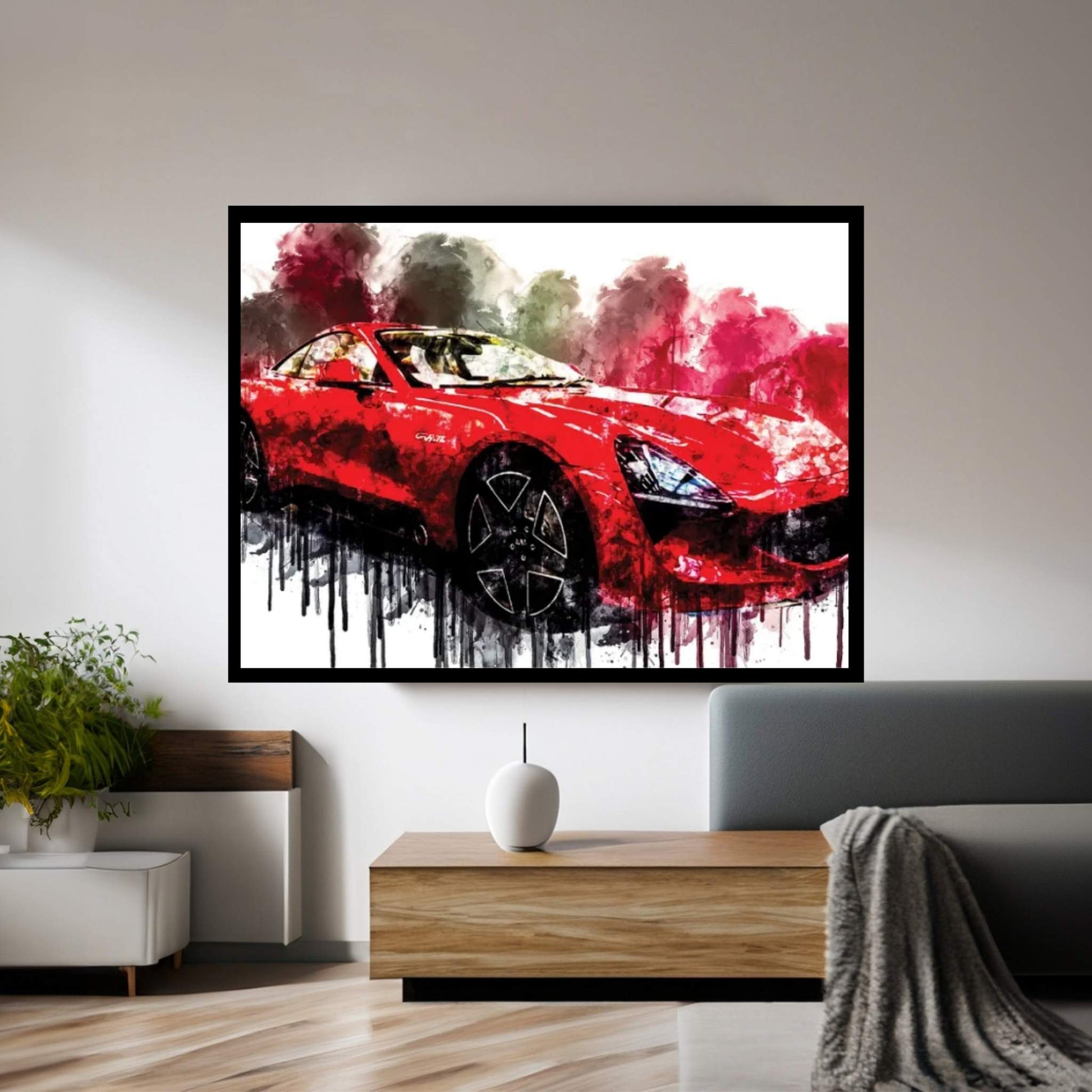 Car 2018 TVR Griffith Canvas Wall Art - Y Canvas