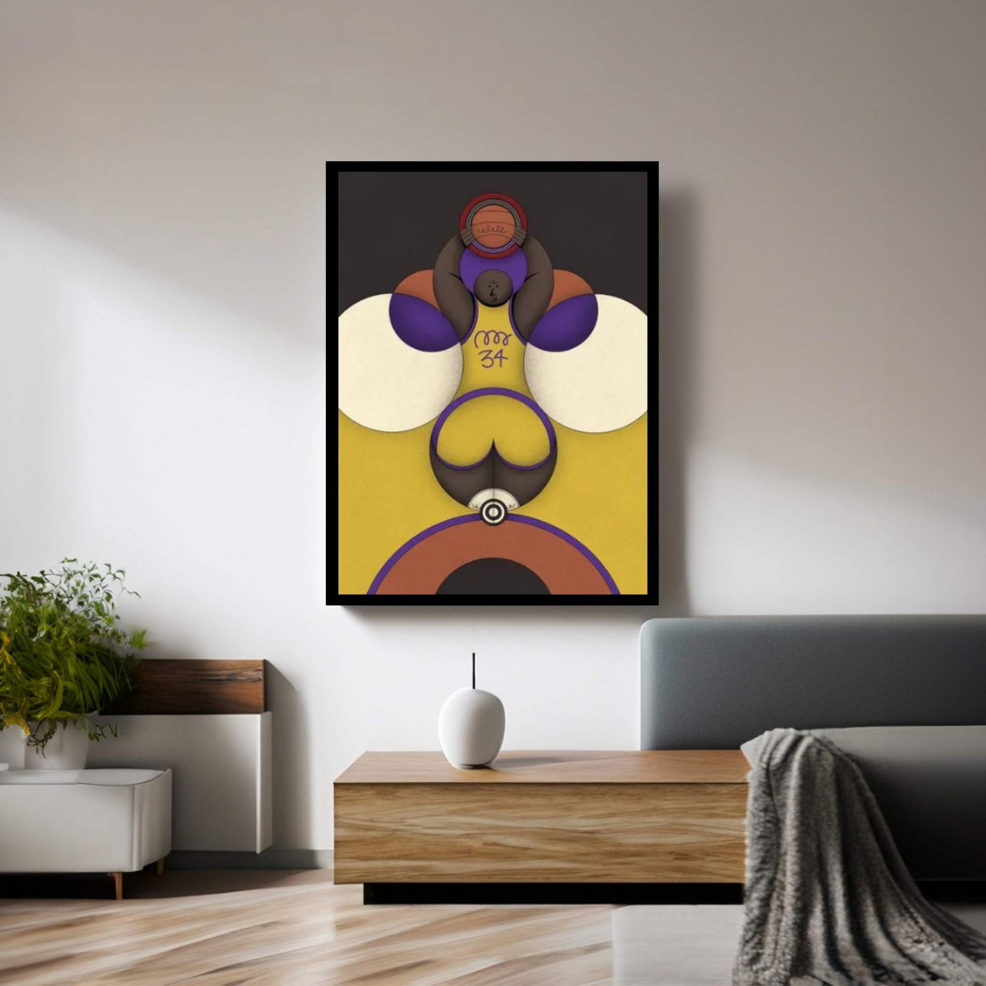 Shaqnosis Canvas Wall Art - Y Canvas