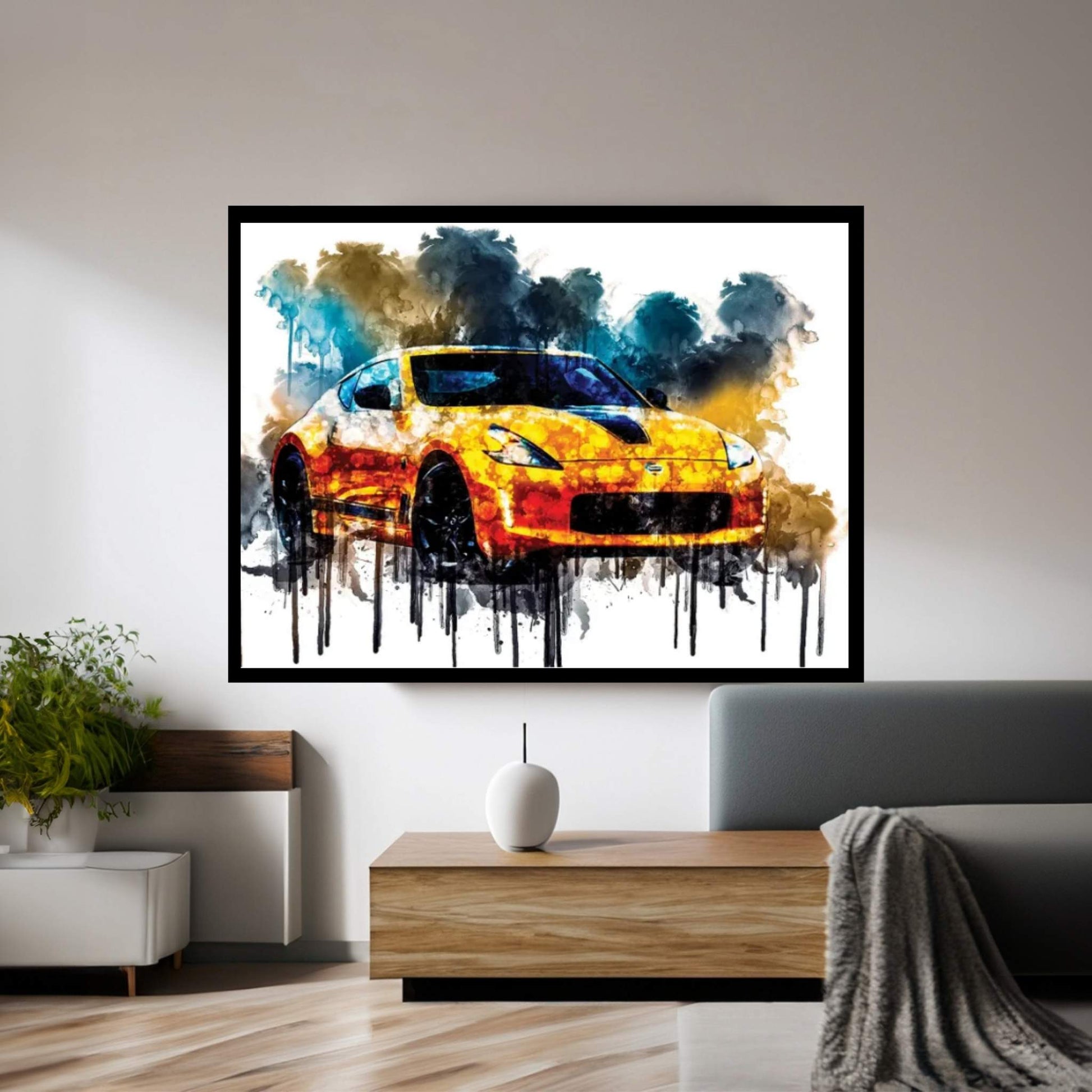 Car 2018 Nissan 370Z Heritage Edition Canvas Wall Art - Y Canvas